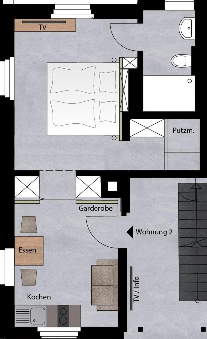 Zugspitze Apartement Morgen.Rot