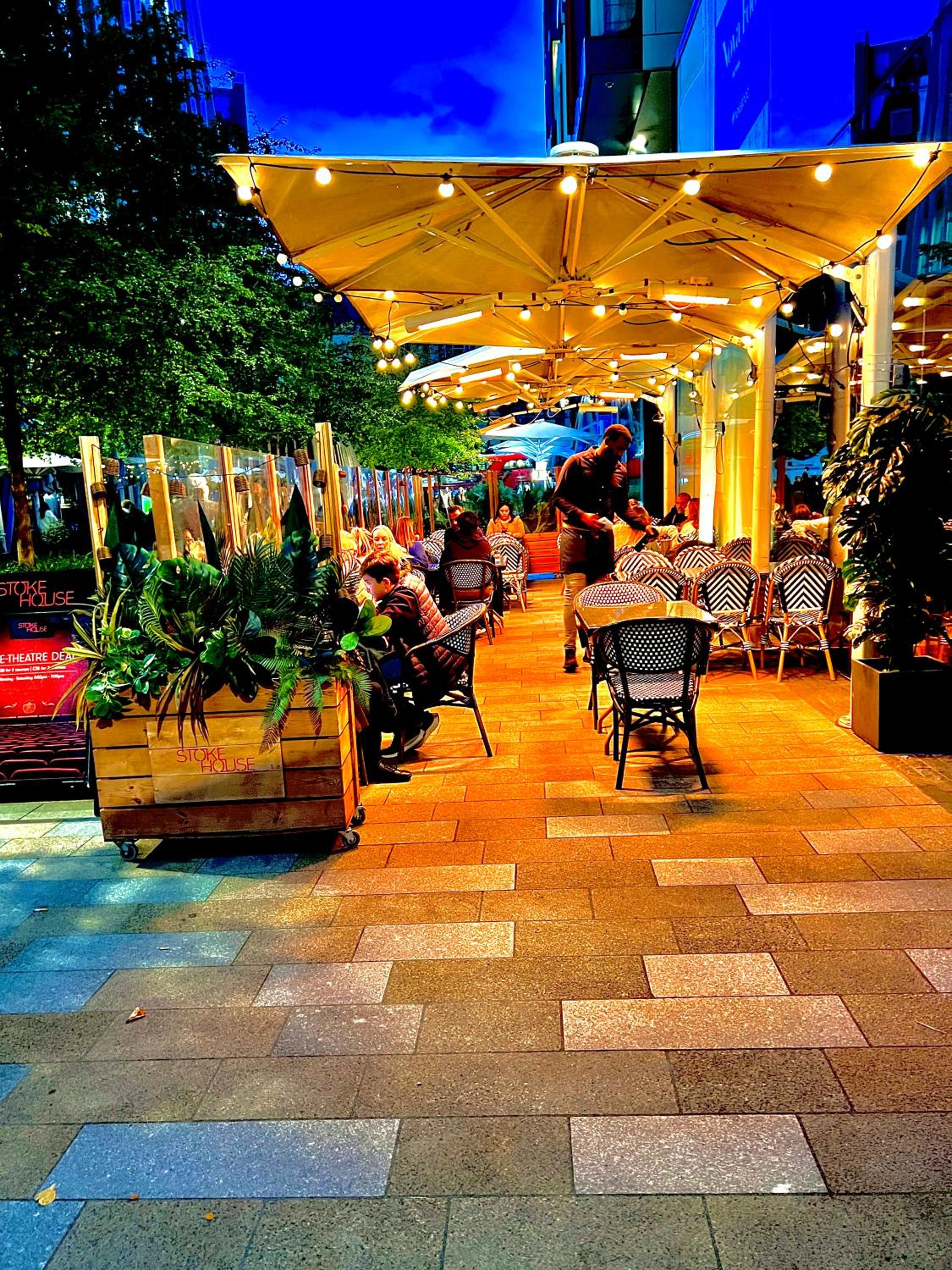 outdoor bbq area
