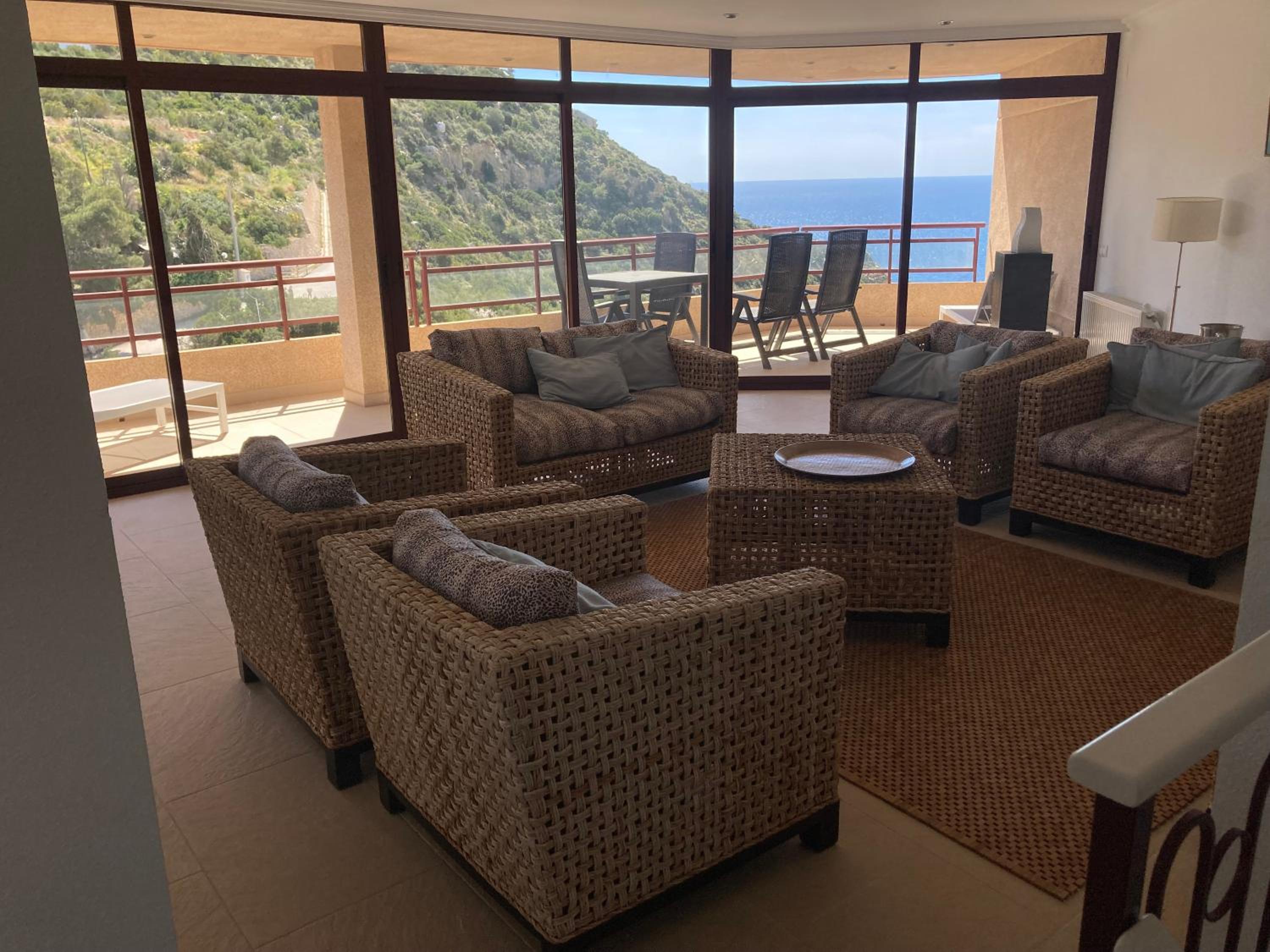 Atico Duplex Penthouse Rosa Marina Club Nautico Calpe Penon Sea view