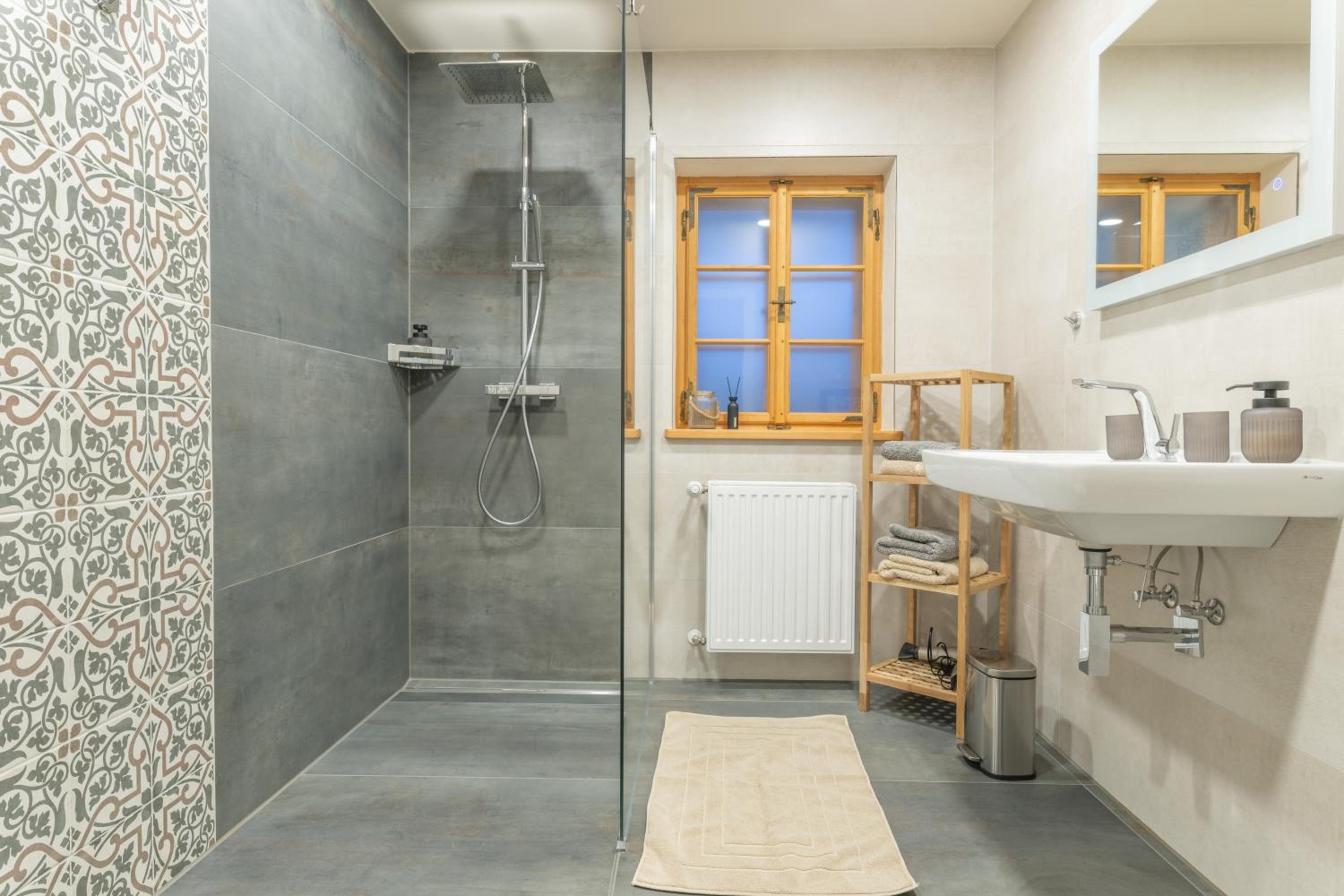 Modernes Apartment in altem Bauernhaus