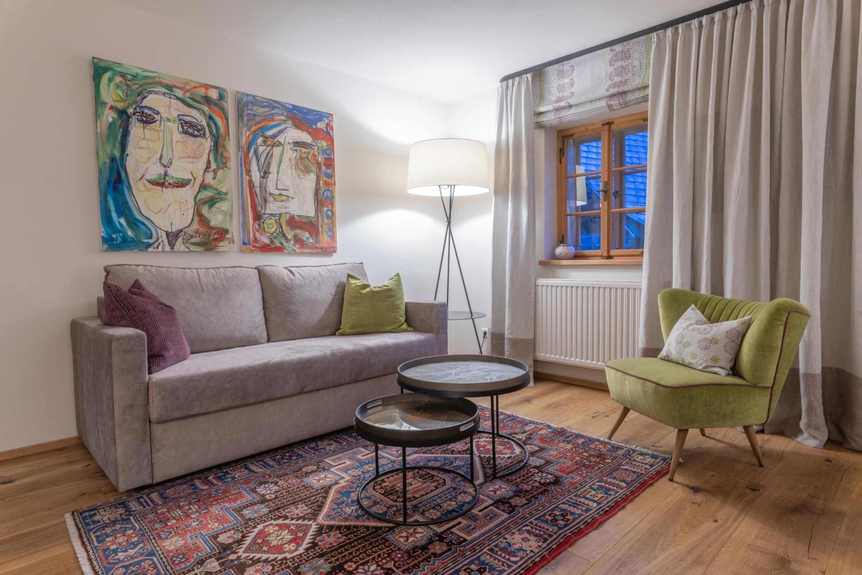 Modernes Apartment in altem Bauernhaus
