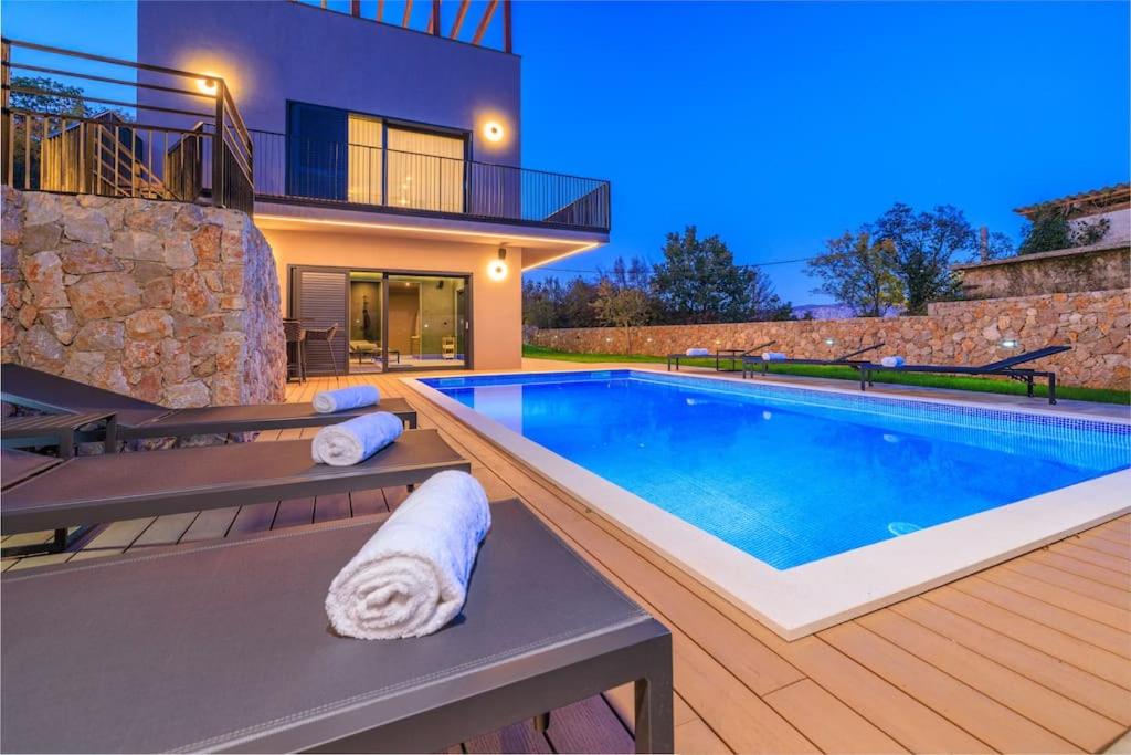 Villa Le Maris with indoor & outdoor heated pool view 2