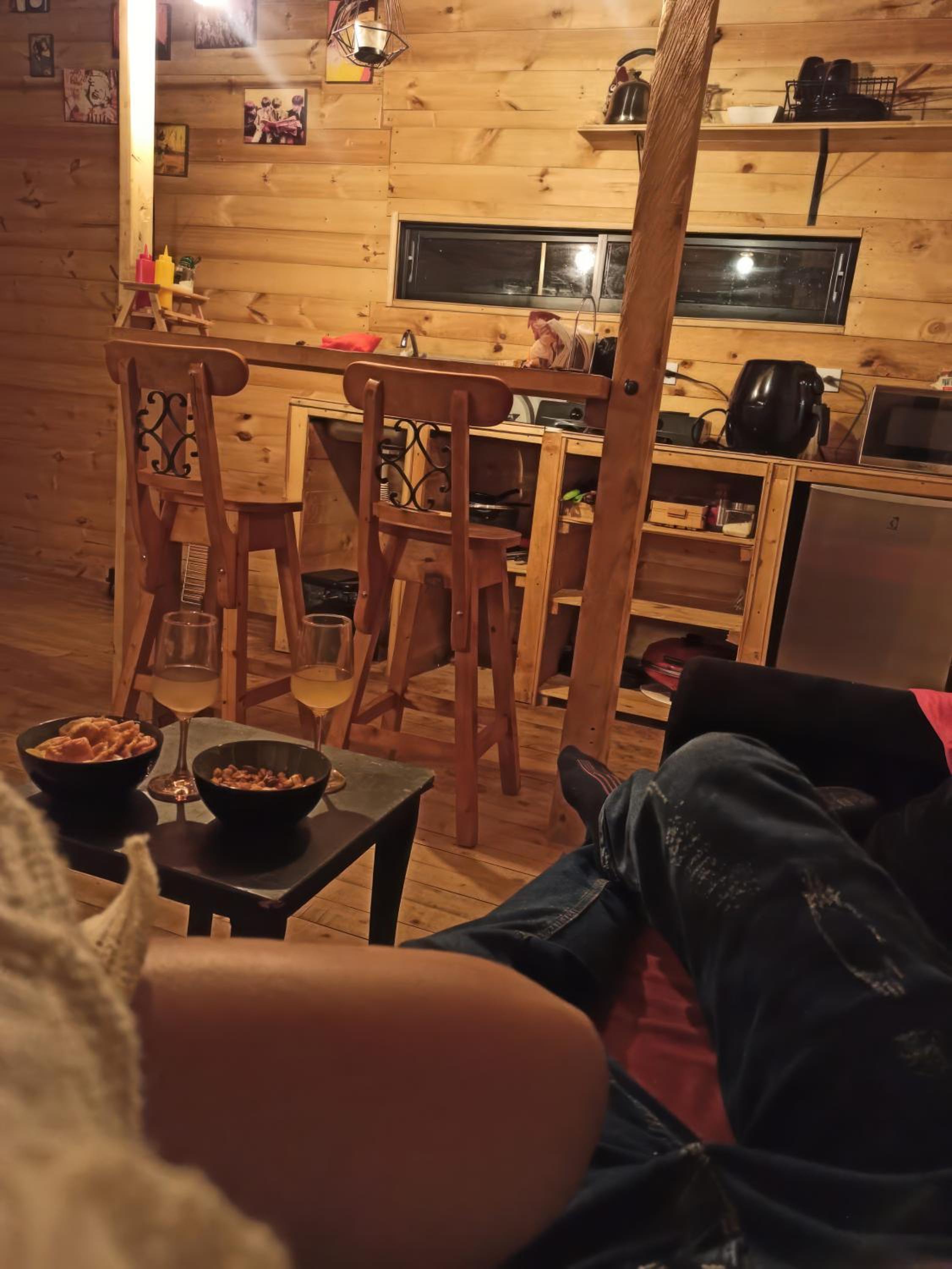 Cabaña con Jacuzzi privado/BBQ y Chimenea ecológica