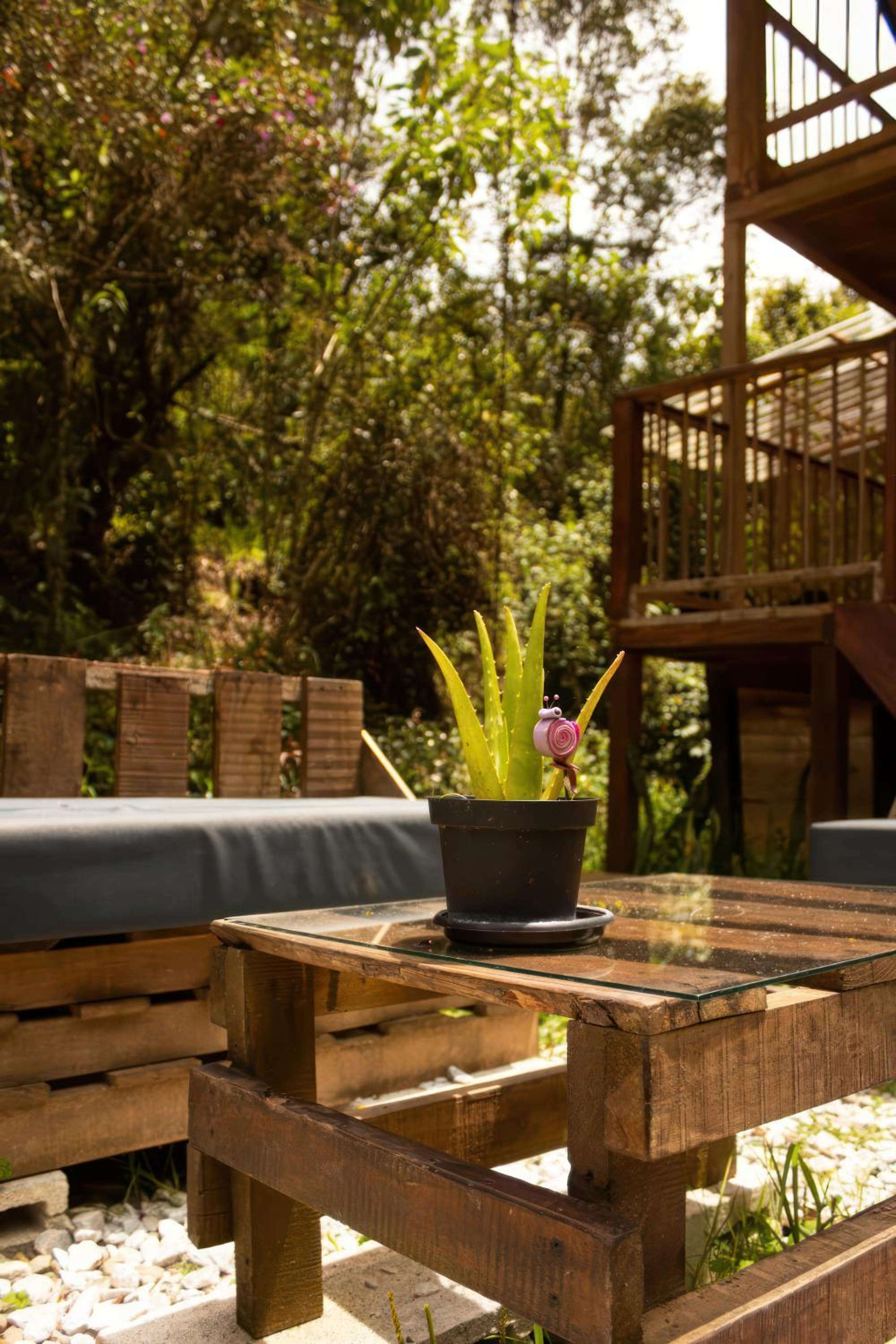 Cabaña con Jacuzzi privado/BBQ y Chimenea ecológica