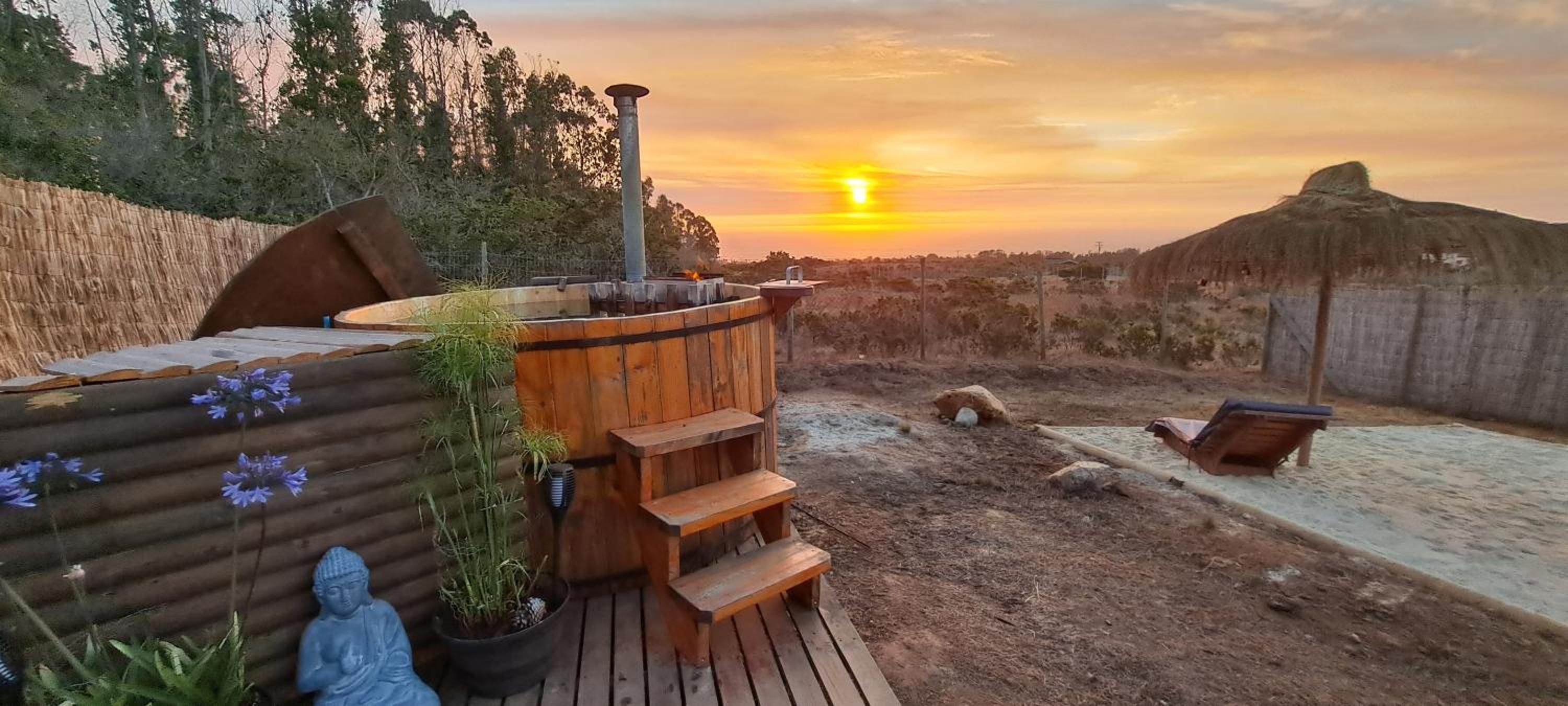 Mar y Tinaja Algarrobo Tunquen Casa con Vista al Mar y Tinaja Privada