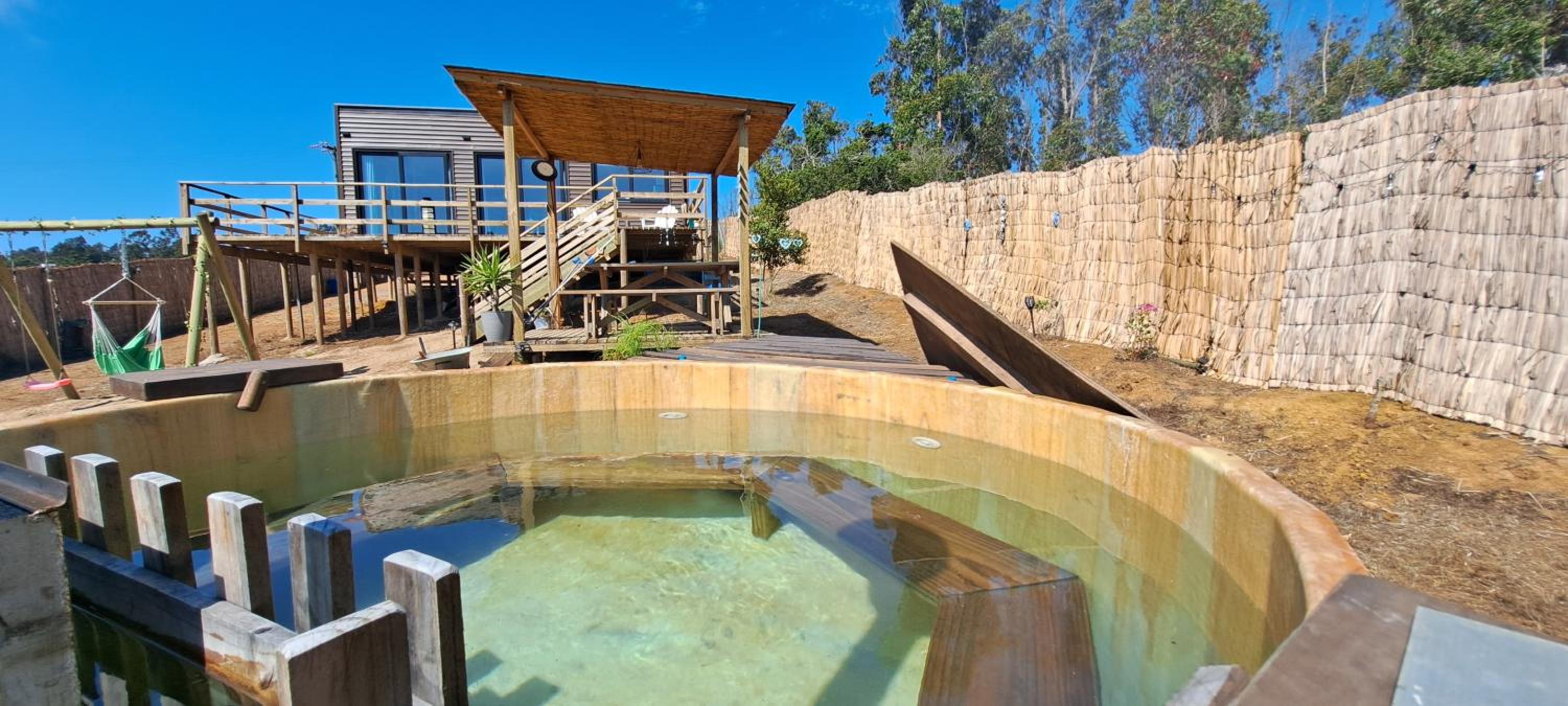 Mar y Tinaja Algarrobo Tunquen Casa con Vista al Mar y Tinaja Privada