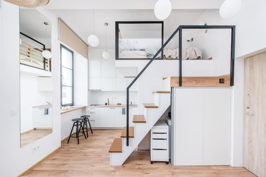 Warm and light Loft near Vilnius centre