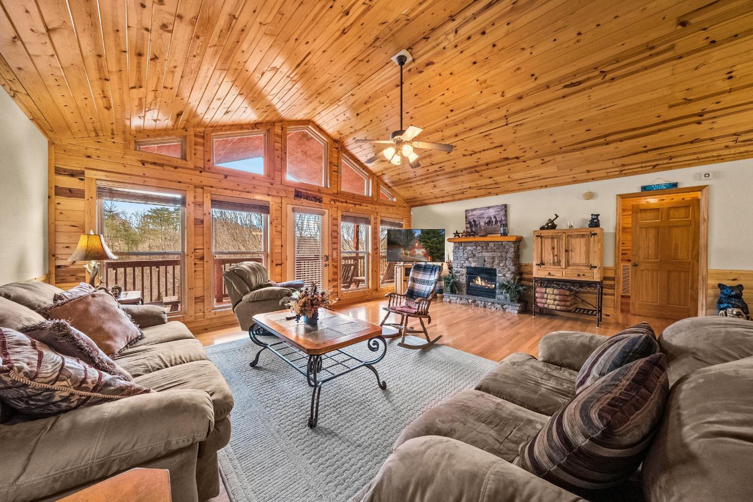 Smokies Cabin with Private Hot Tub by Staycating view 2