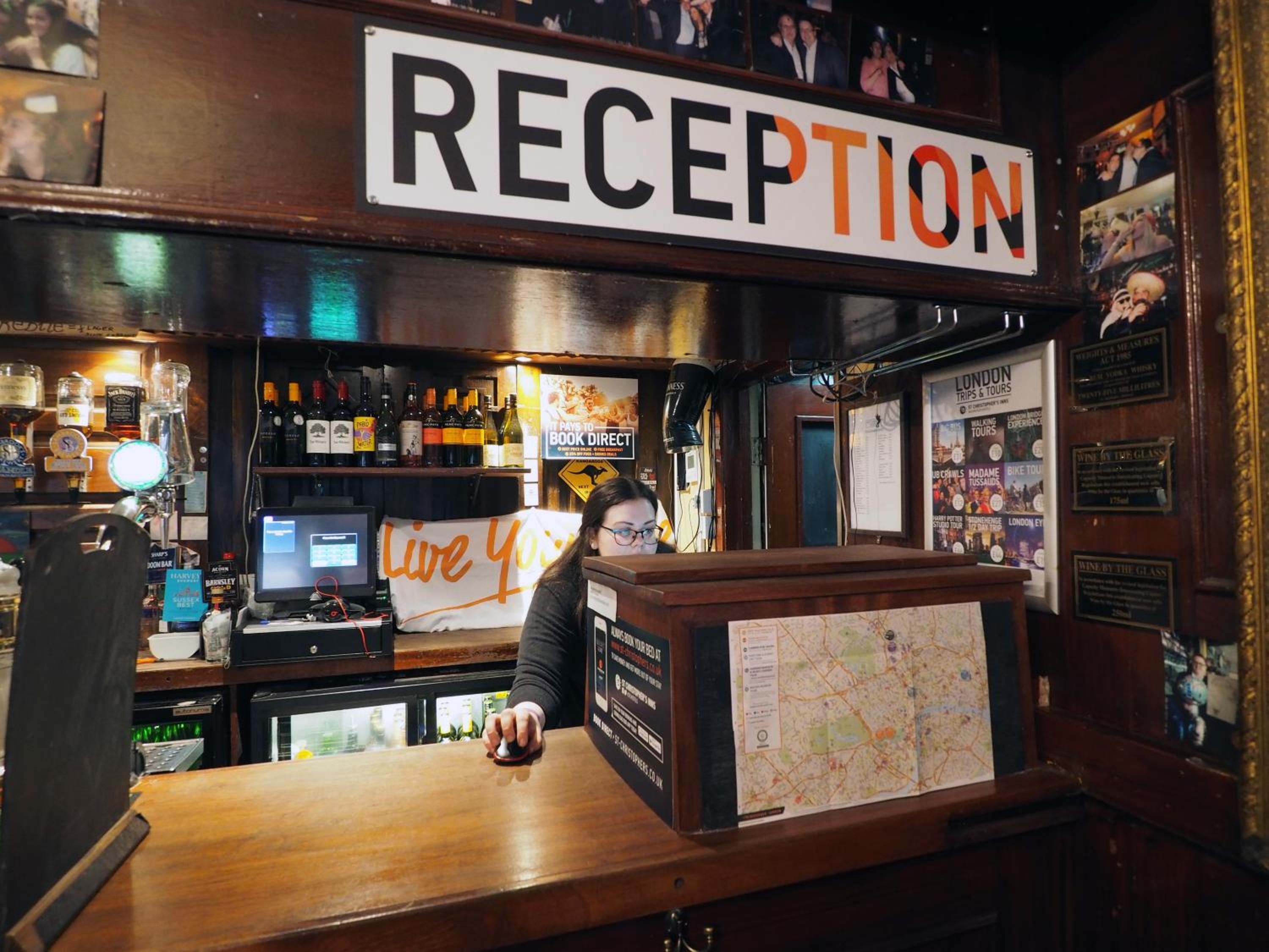 hotel reception
