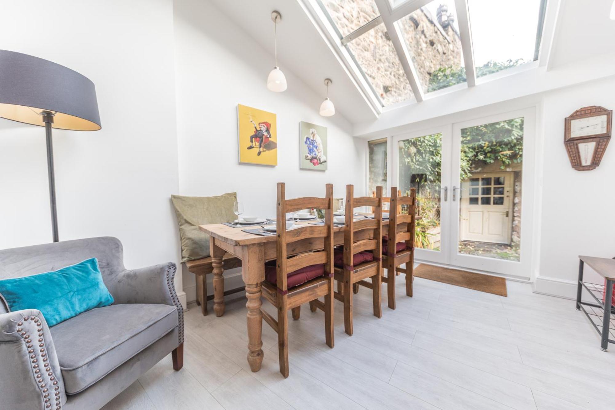 Tastefully decorated family friendly property central Kirkby Lonsdale parking and EV charger view 5