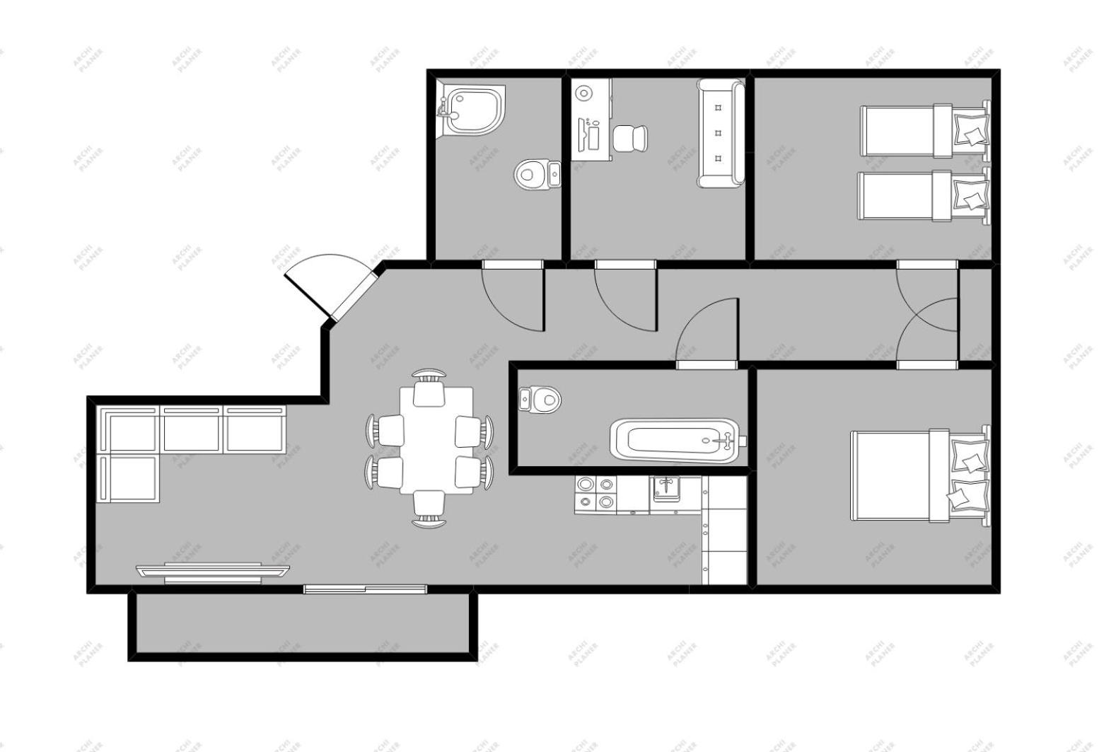 Havana Premium Family Apartment Sopot by Lion Apartments