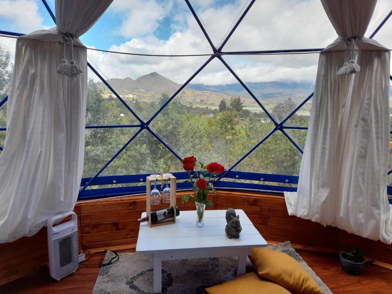 Glamping blue.