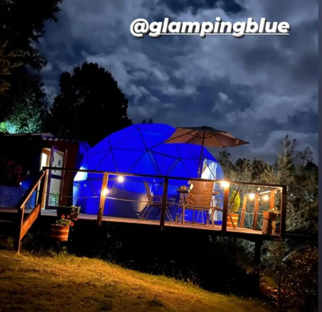 Glamping blue.