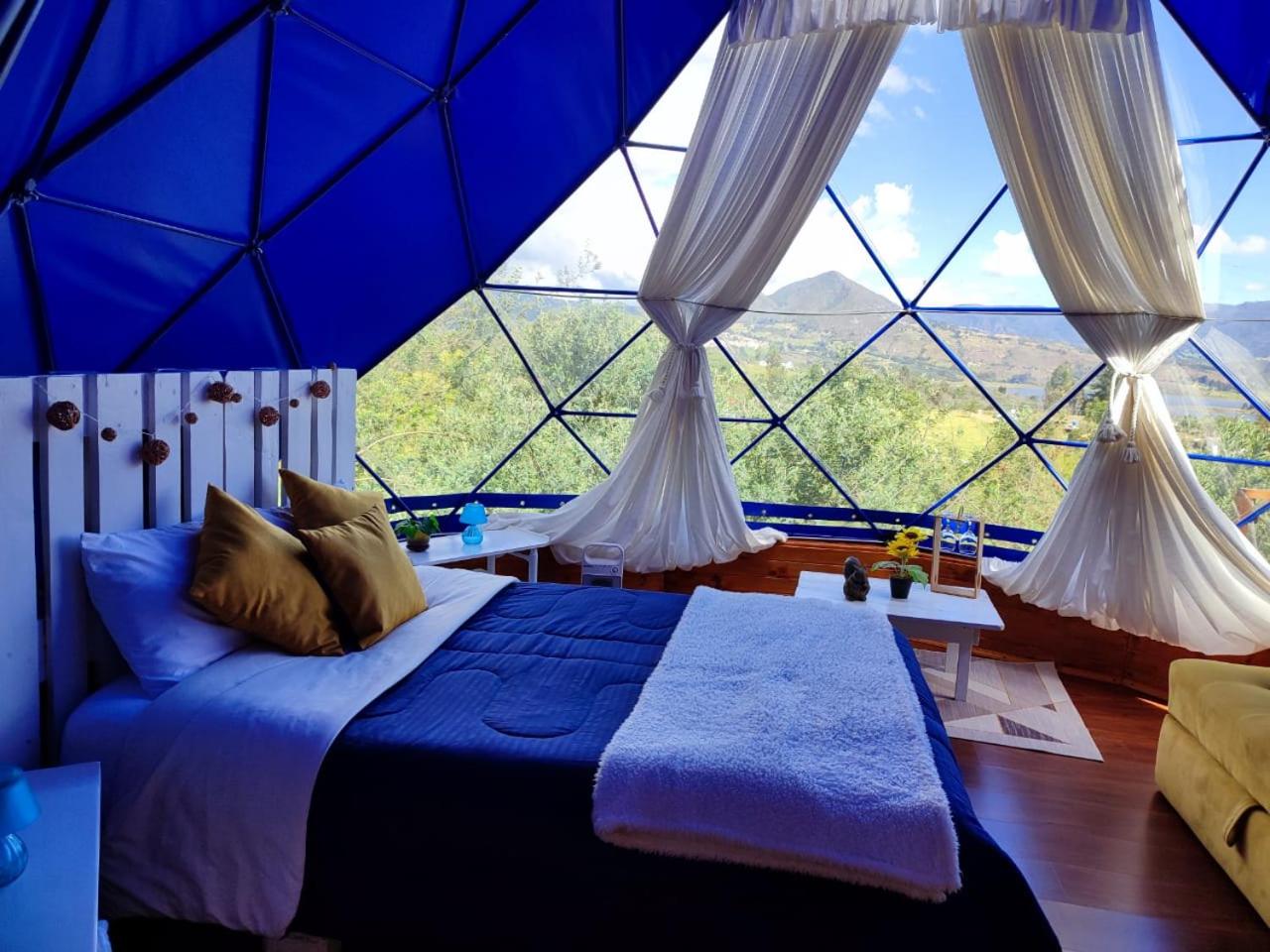 Glamping blue.