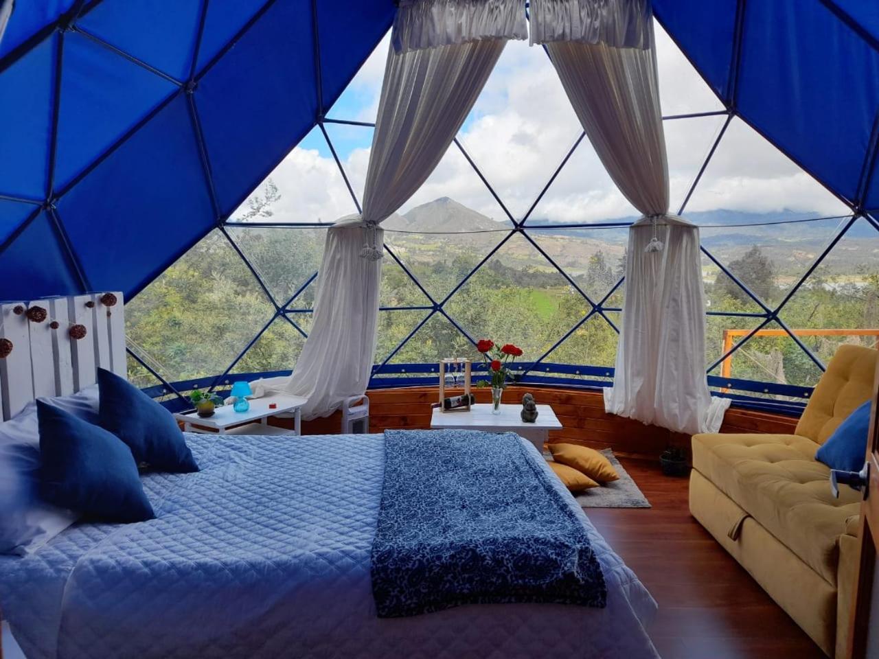 Glamping blue.