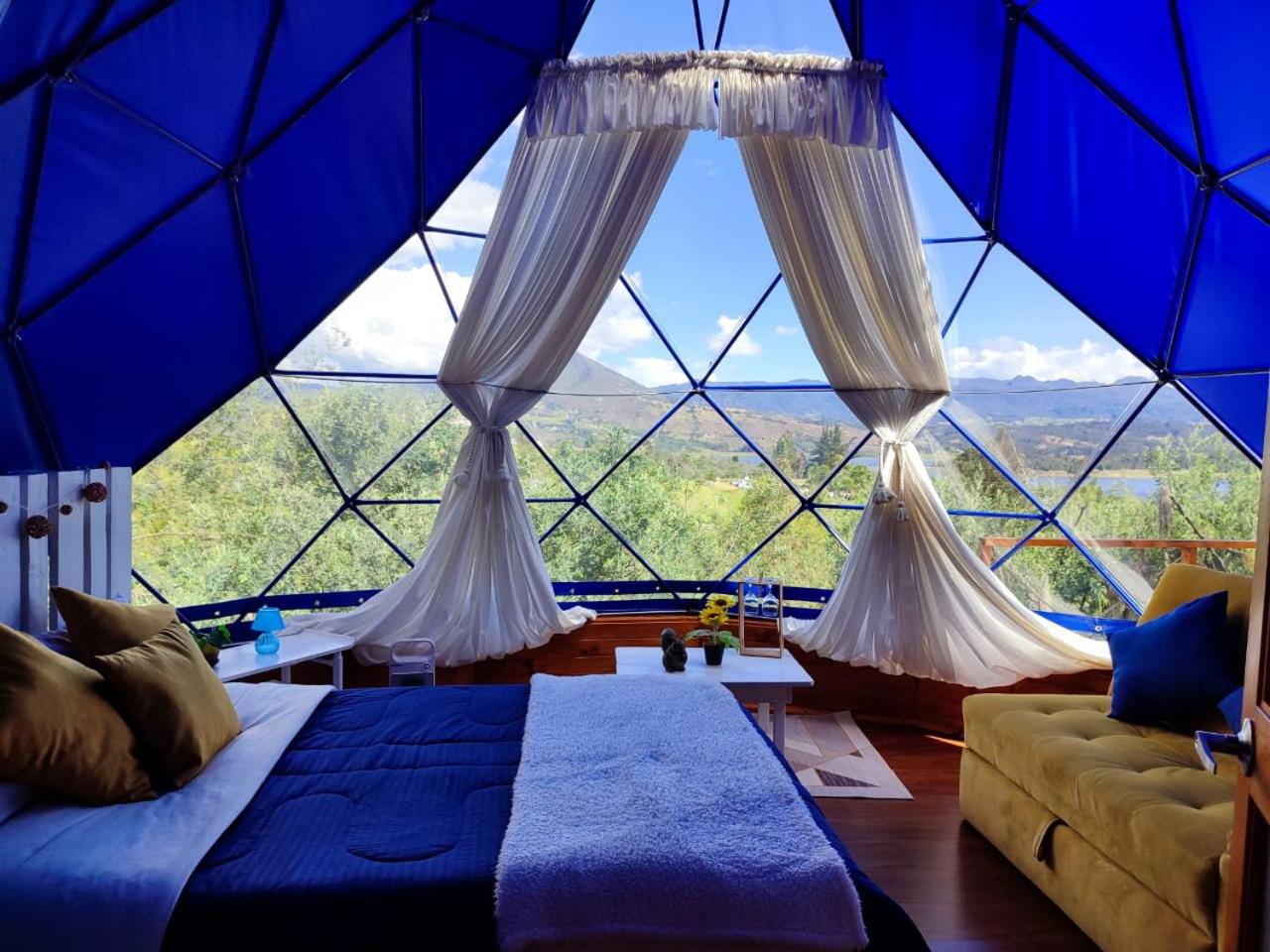 Glamping blue.