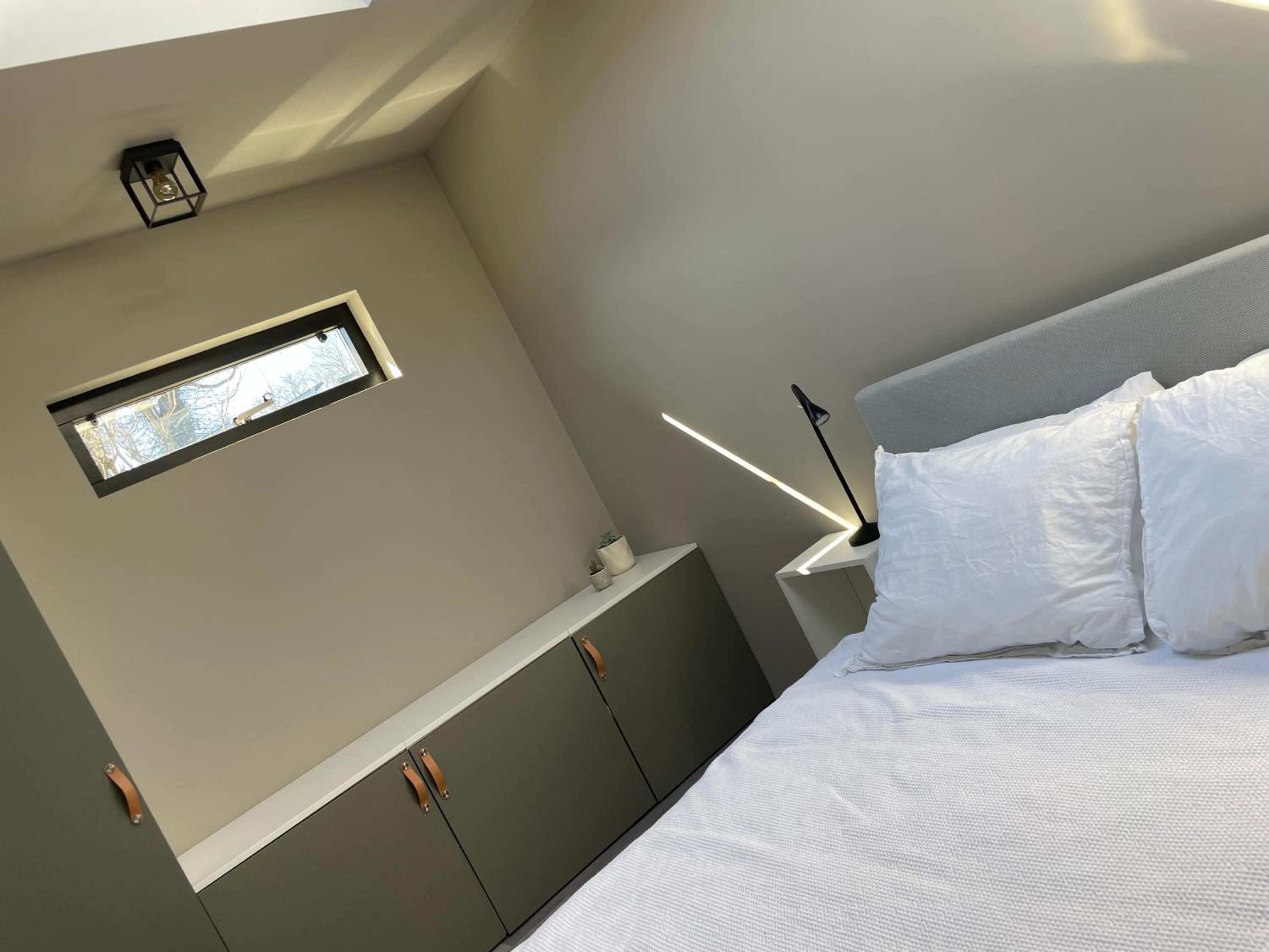 Modern guest house.