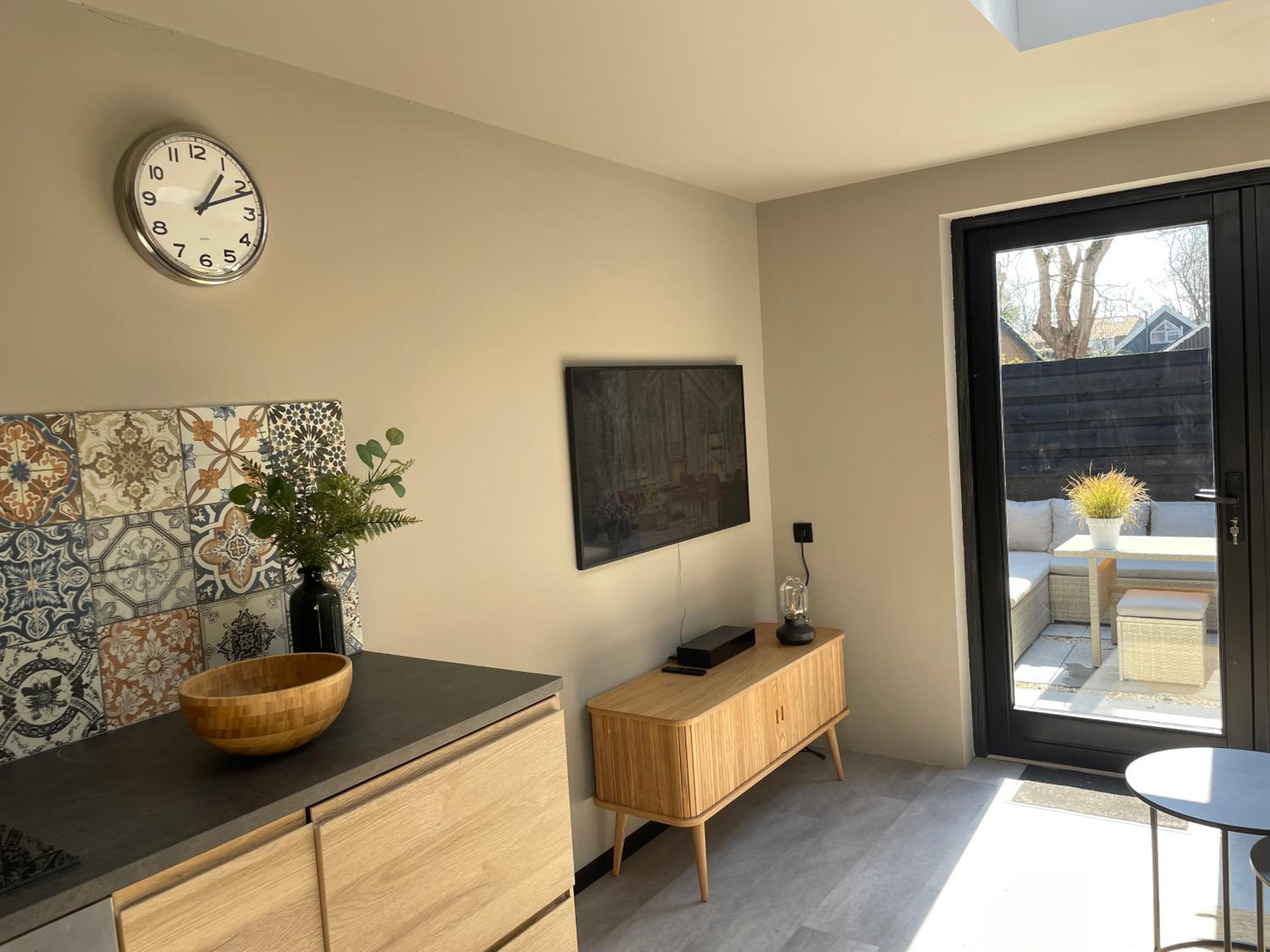Modern guest house.