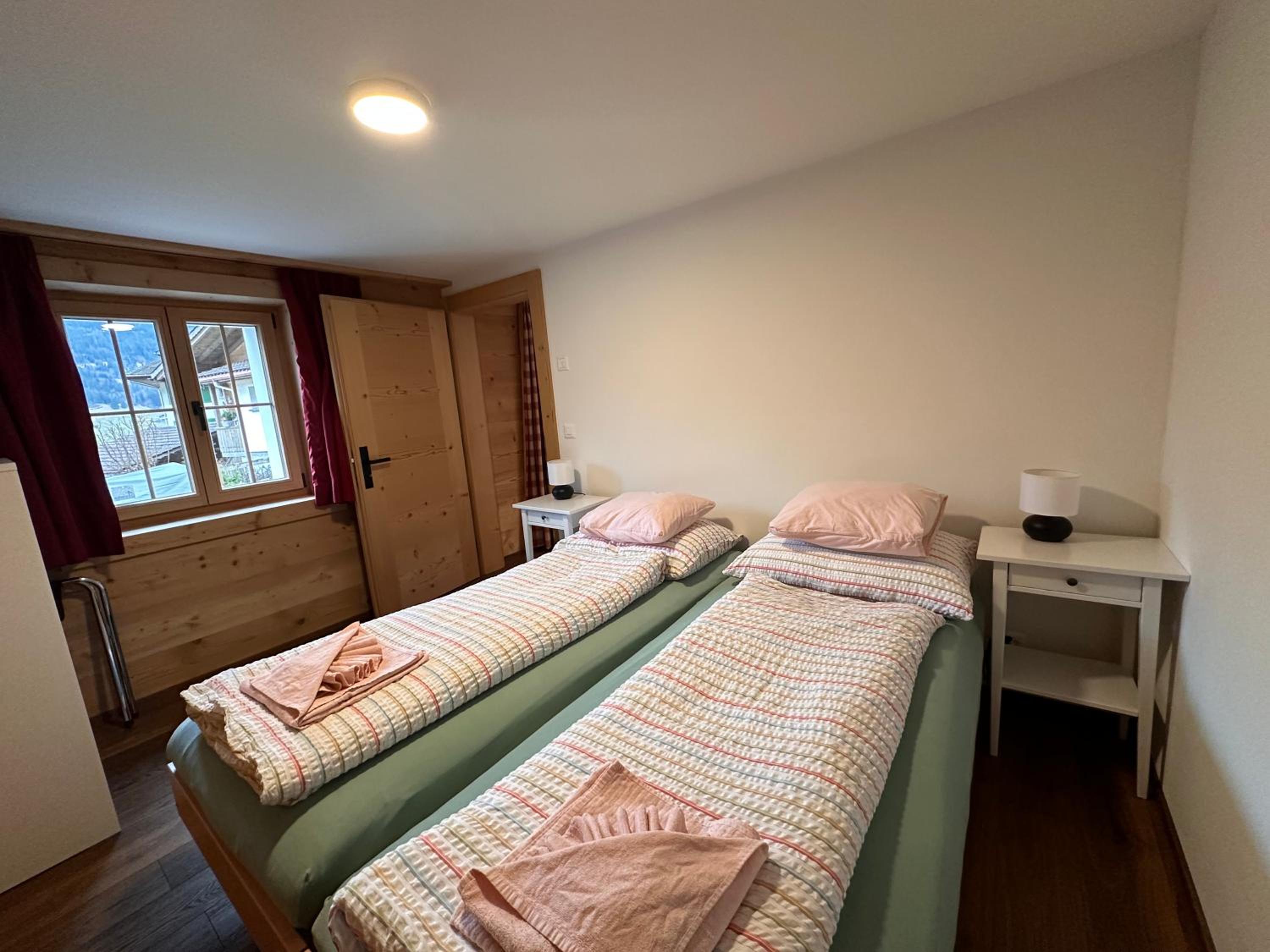 One Bedroom with mountain and garden view ground floor of Chalet Solaria