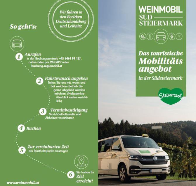Stilvolles Ferienhaus Südsteiermark ruhige Lage top Aussicht & E-Ladestation