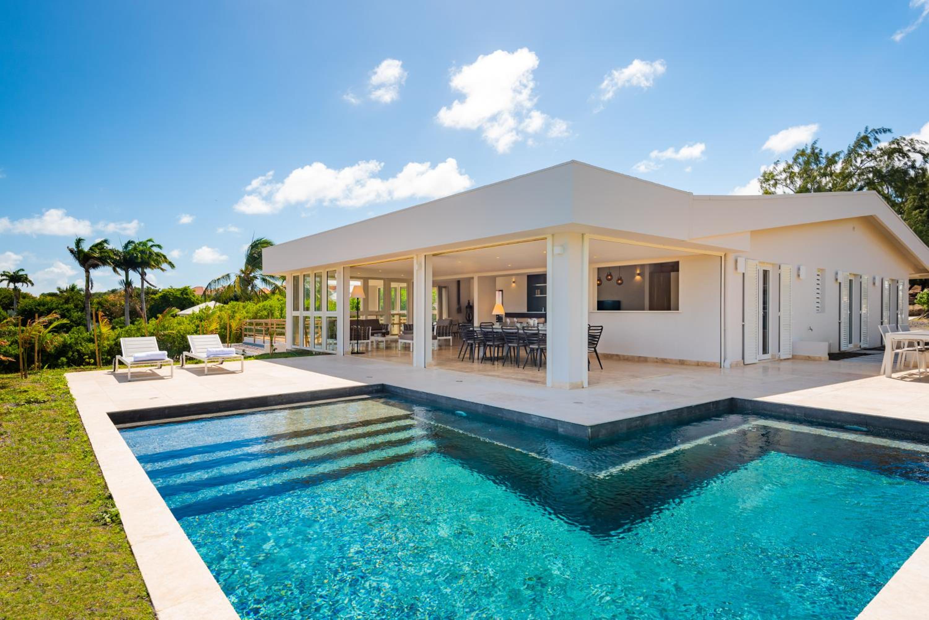 Villa Pétronille piscine privée vue mer - Le François view 2