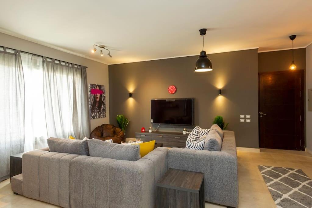 Wide Garden View 2BR New Cairo