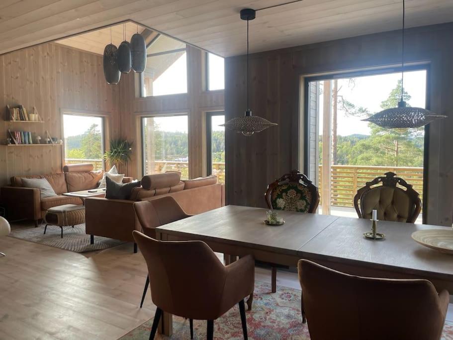 Modern cabin with a beautiful view – Near Risør