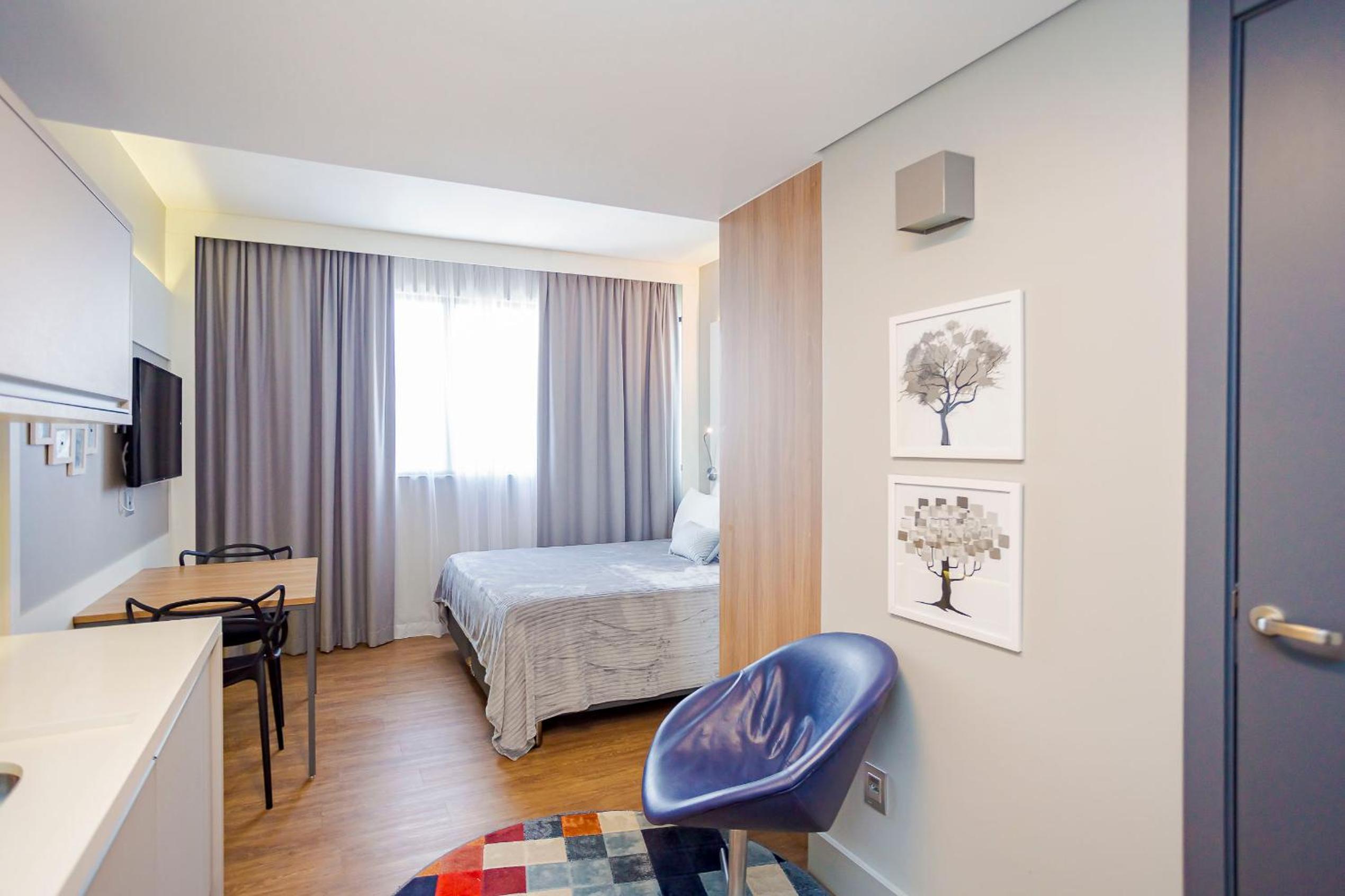 Studio Helbor Stay Batel - Sofisticação, Conforto, Localização e Vista Privilegiada