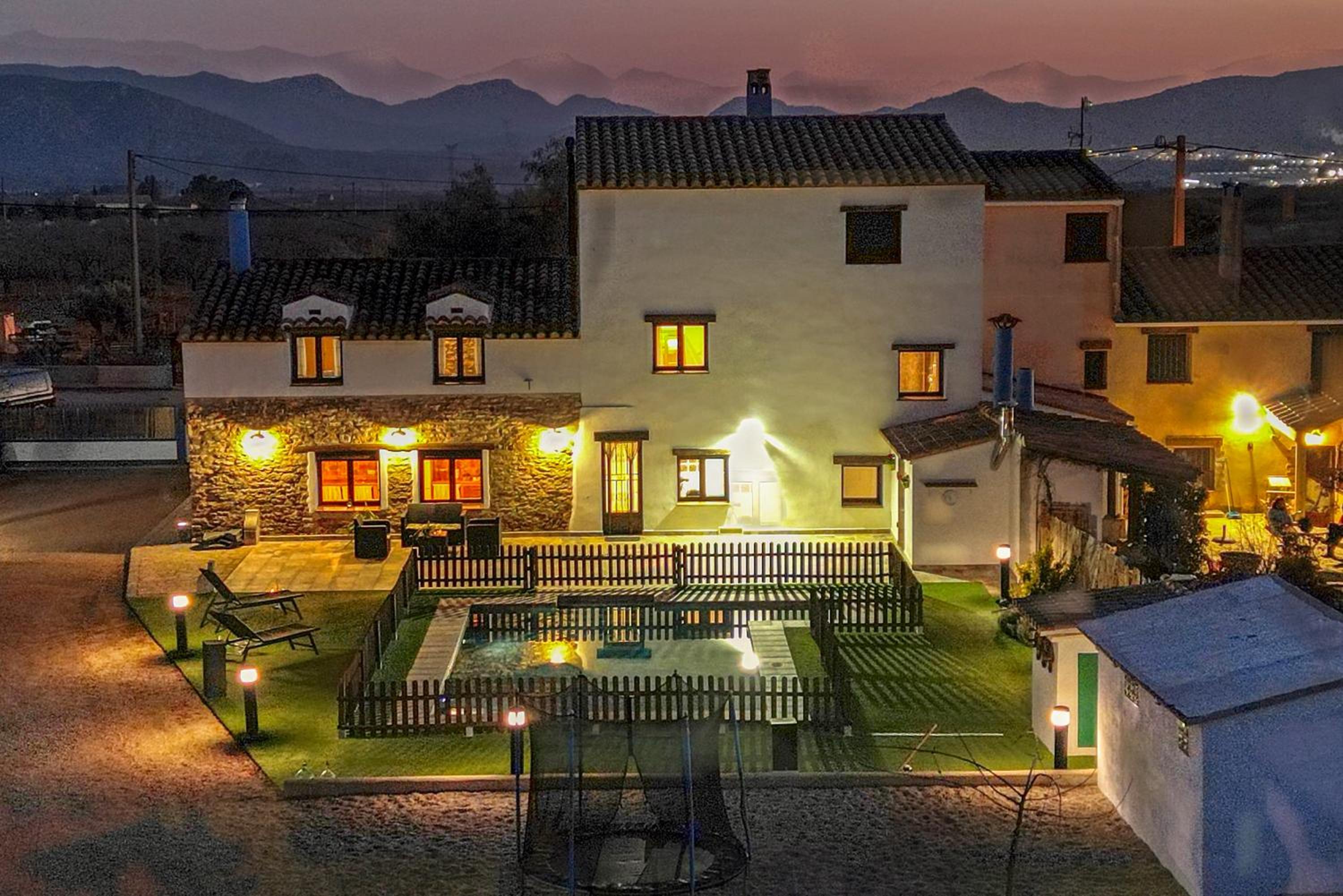 Luxe Mediterranean Masia BBQ Pool Chillout