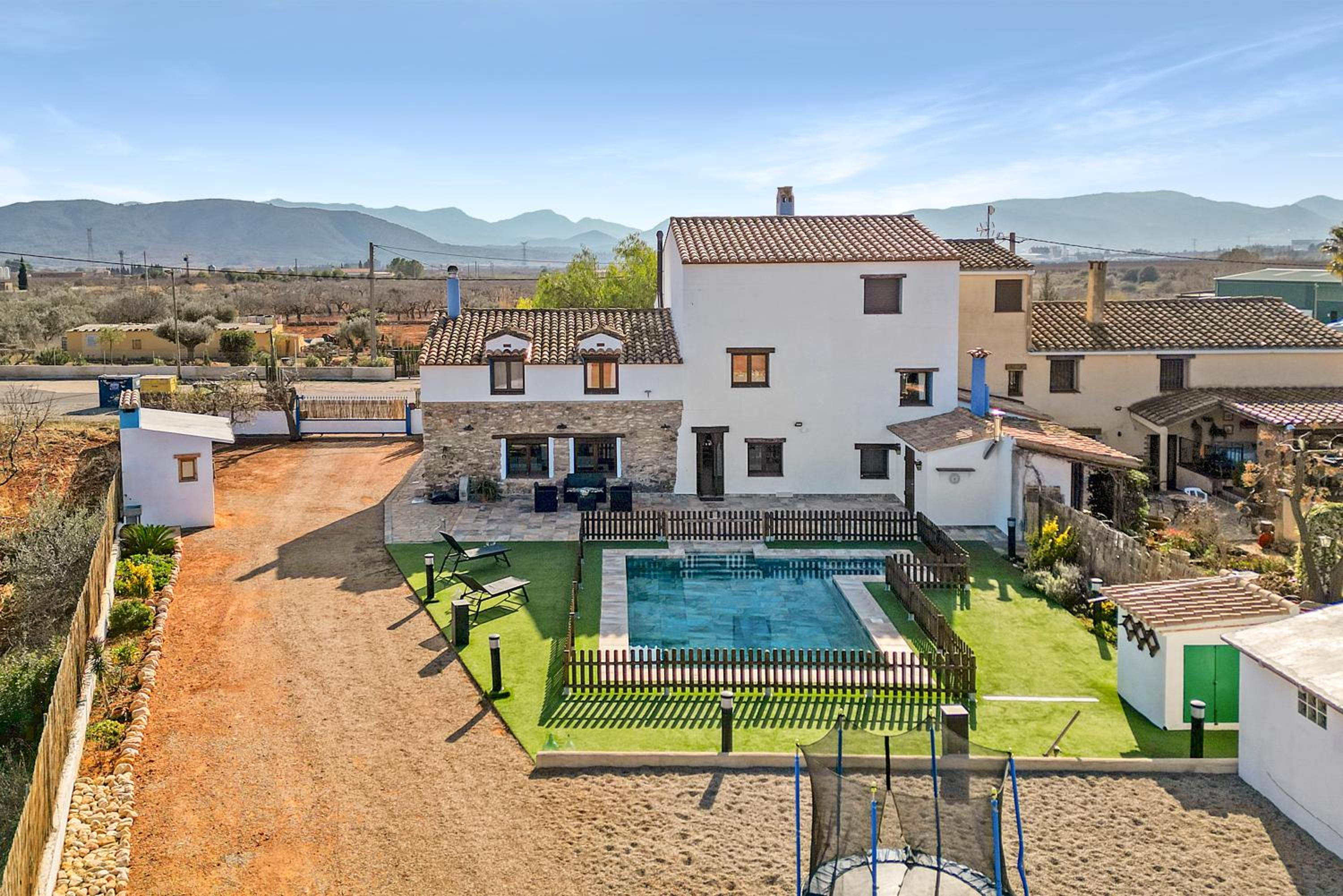 Luxe Mediterranean Masia BBQ Pool Chillout