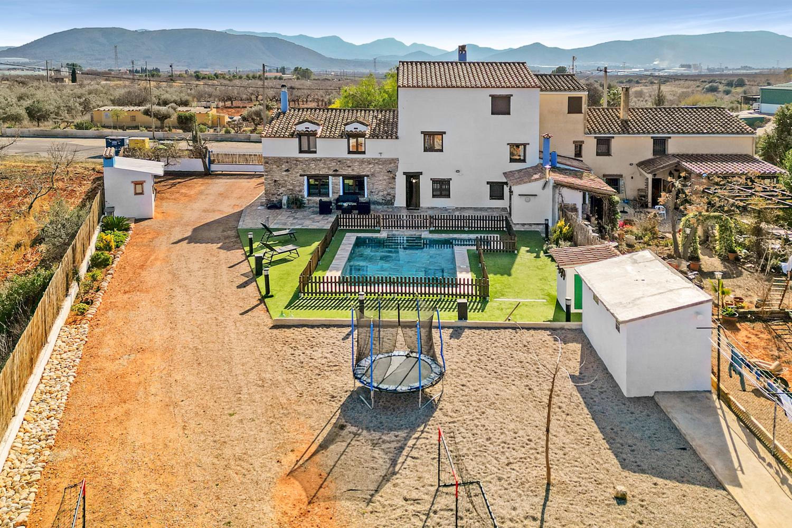 Luxe Mediterranean Masia BBQ Pool Chillout