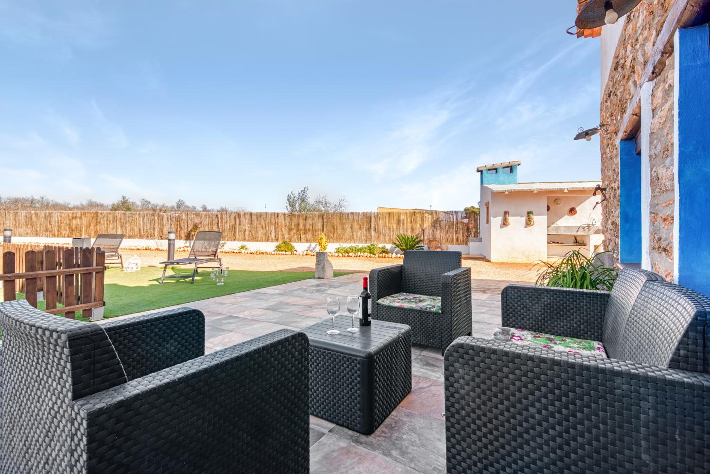 Luxe Mediterranean Masia BBQ Pool Chillout