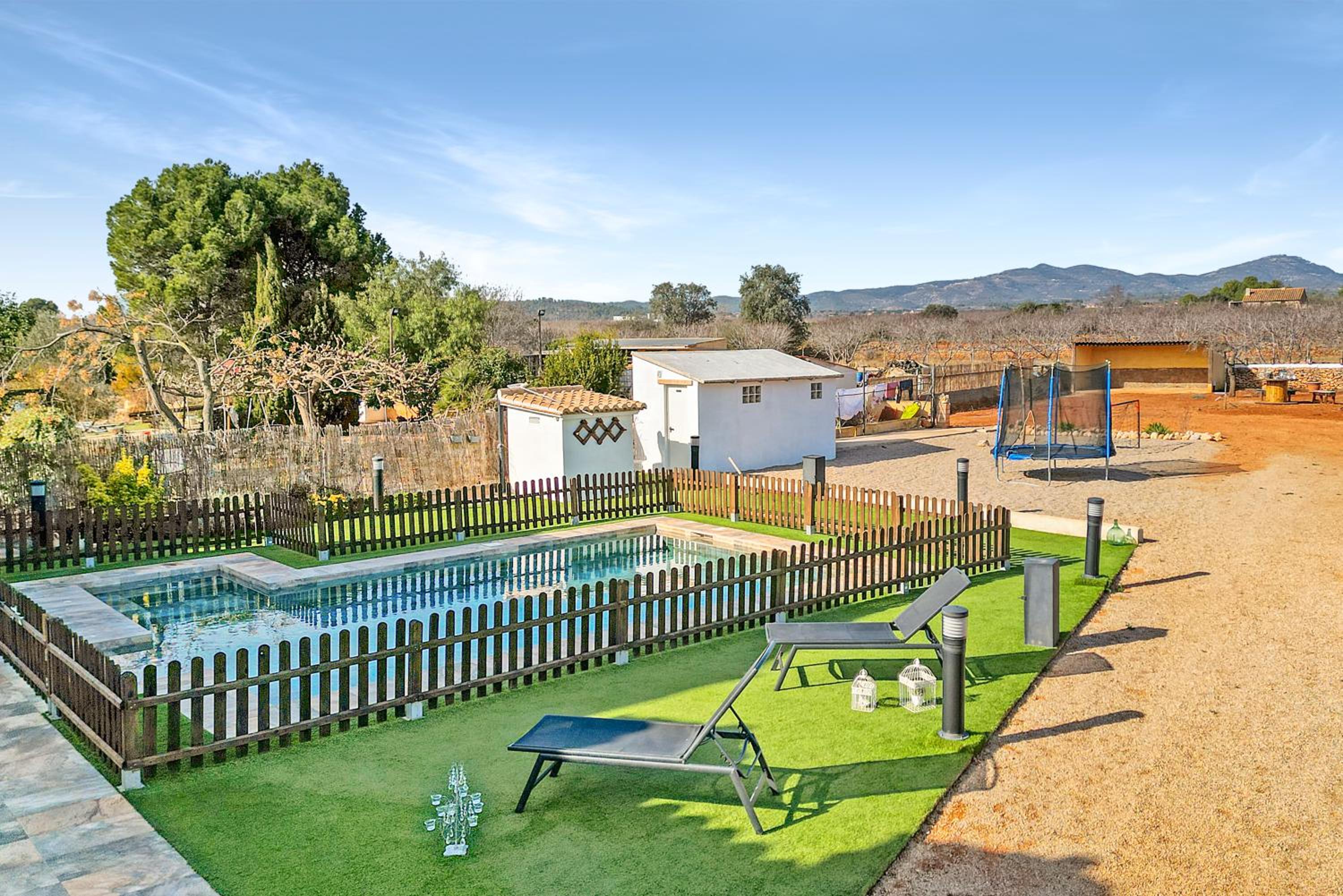 Luxe Mediterranean Masia BBQ Pool Chillout