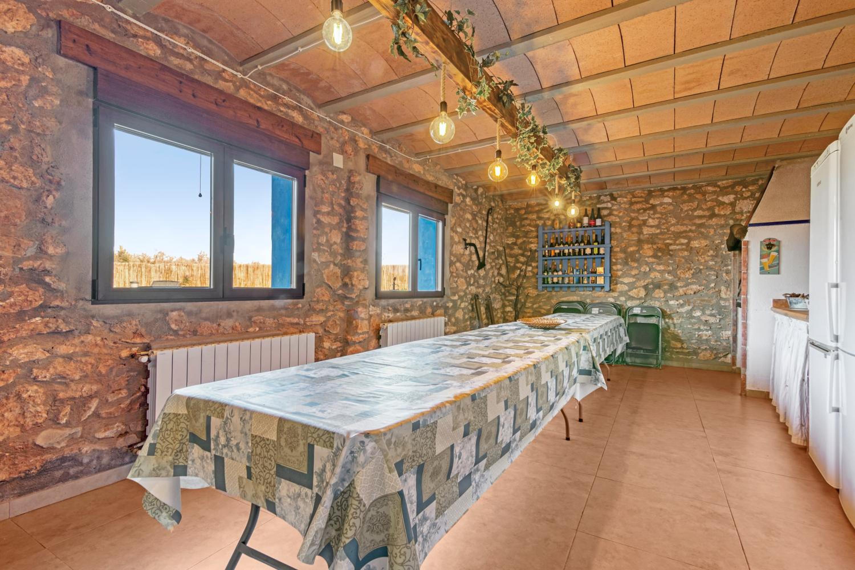Luxe Mediterranean Masia BBQ Pool Chillout