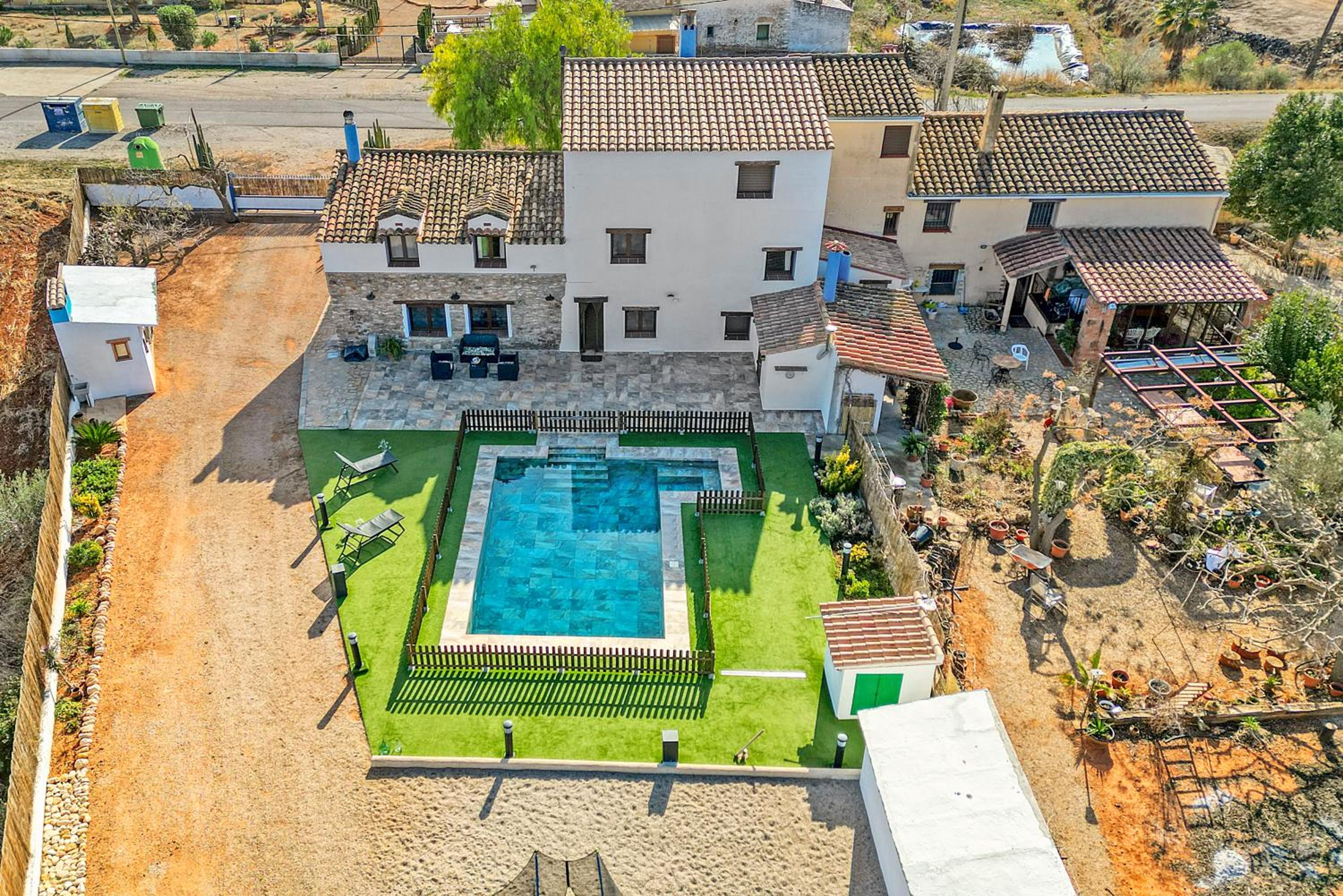 Luxe Mediterranean Masia BBQ Pool Chillout