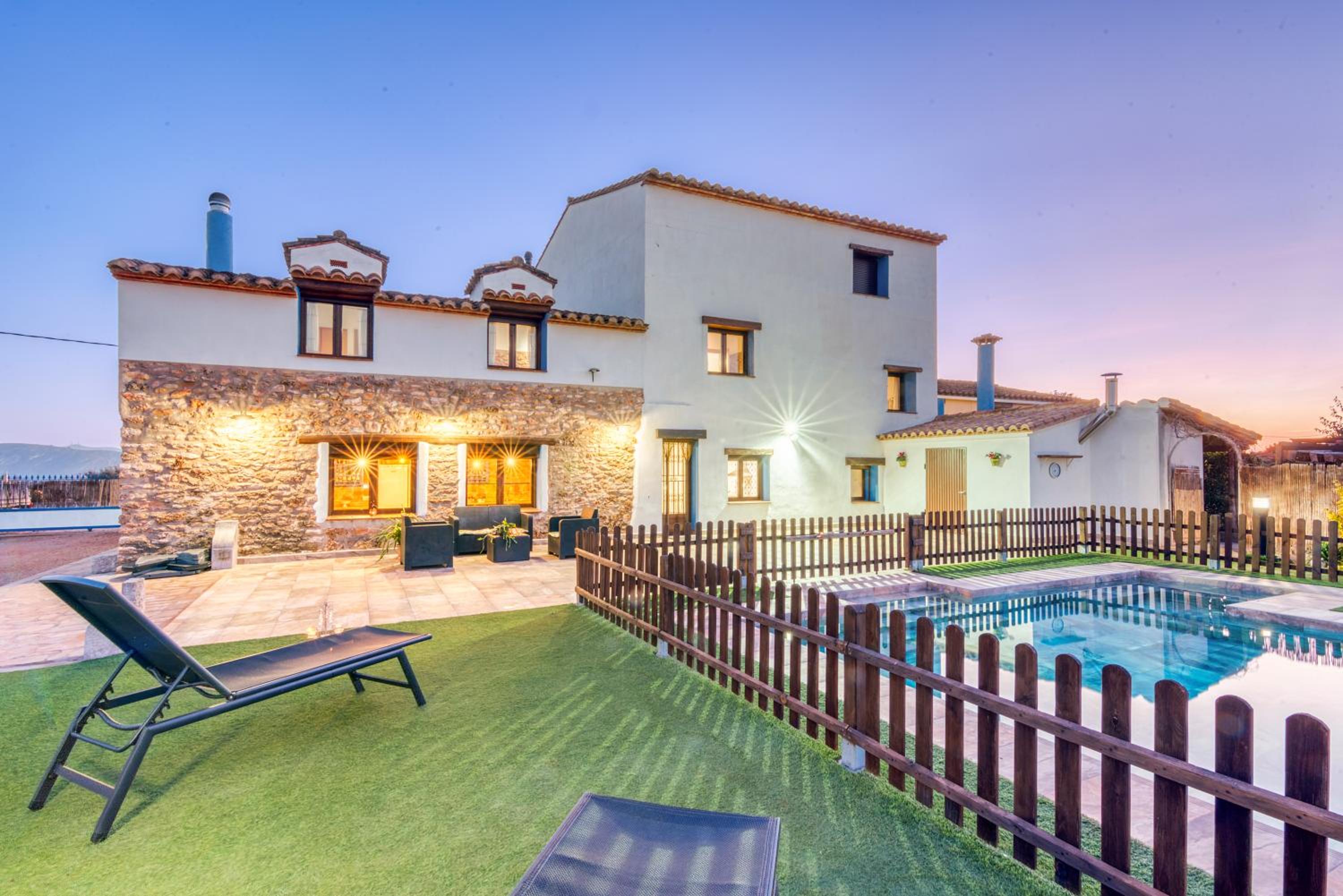 Luxe Mediterranean Masia BBQ Pool Chillout