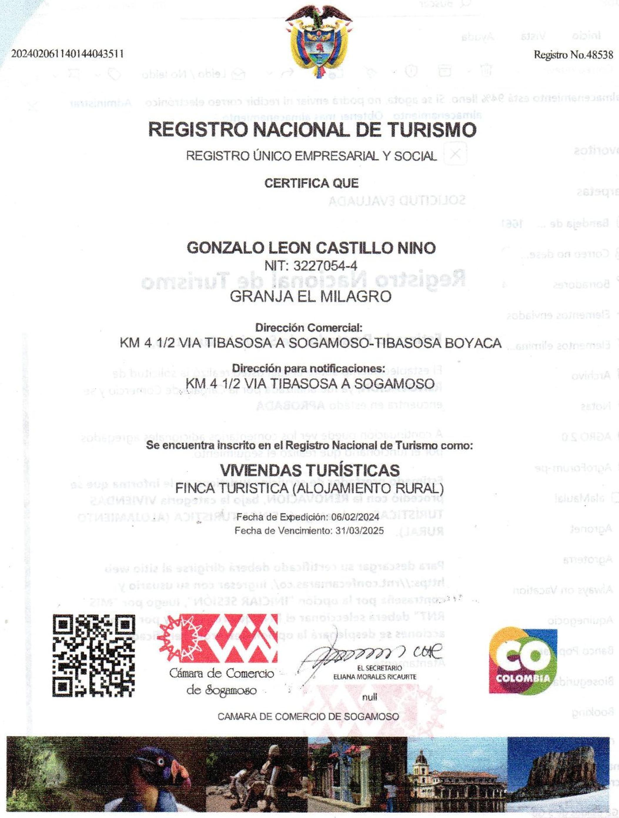 Granja el Milagro - Cabañas Campestres
