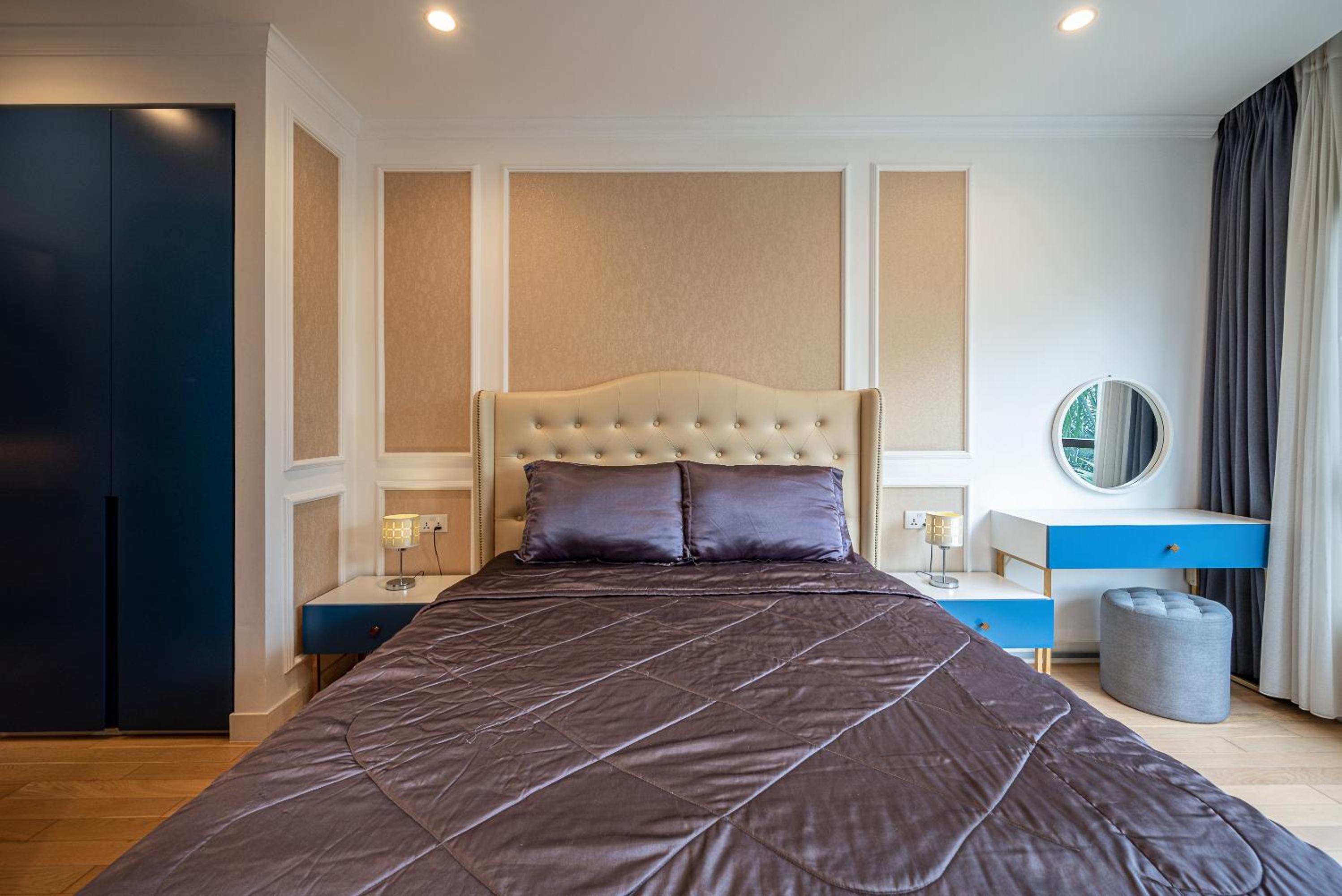 Căn hộ 2 phòng ngủ 2 phía 108 sqm có bancony rộng tại City garden