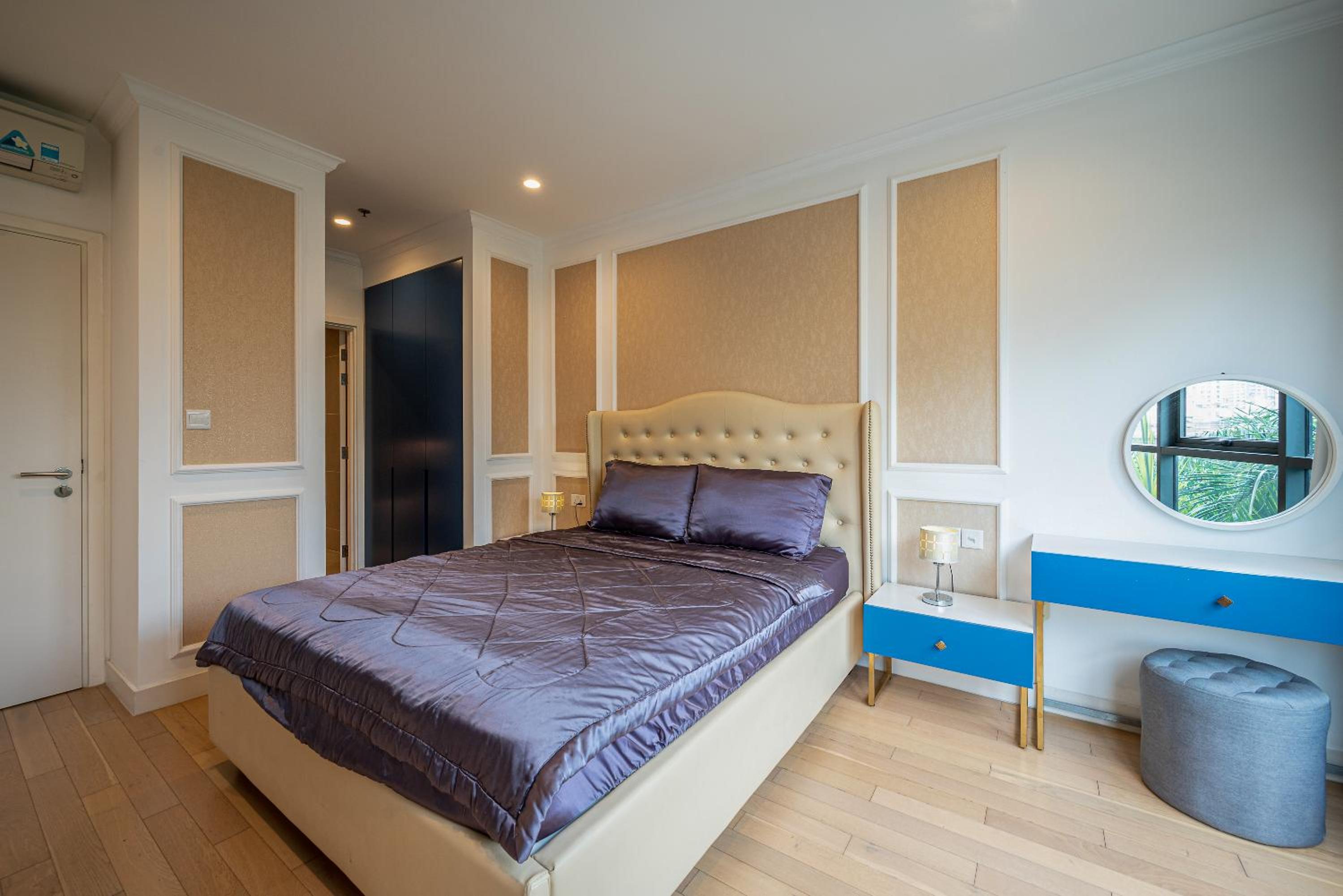 Căn hộ 2 phòng ngủ 2 phía 108 sqm có bancony rộng tại City garden