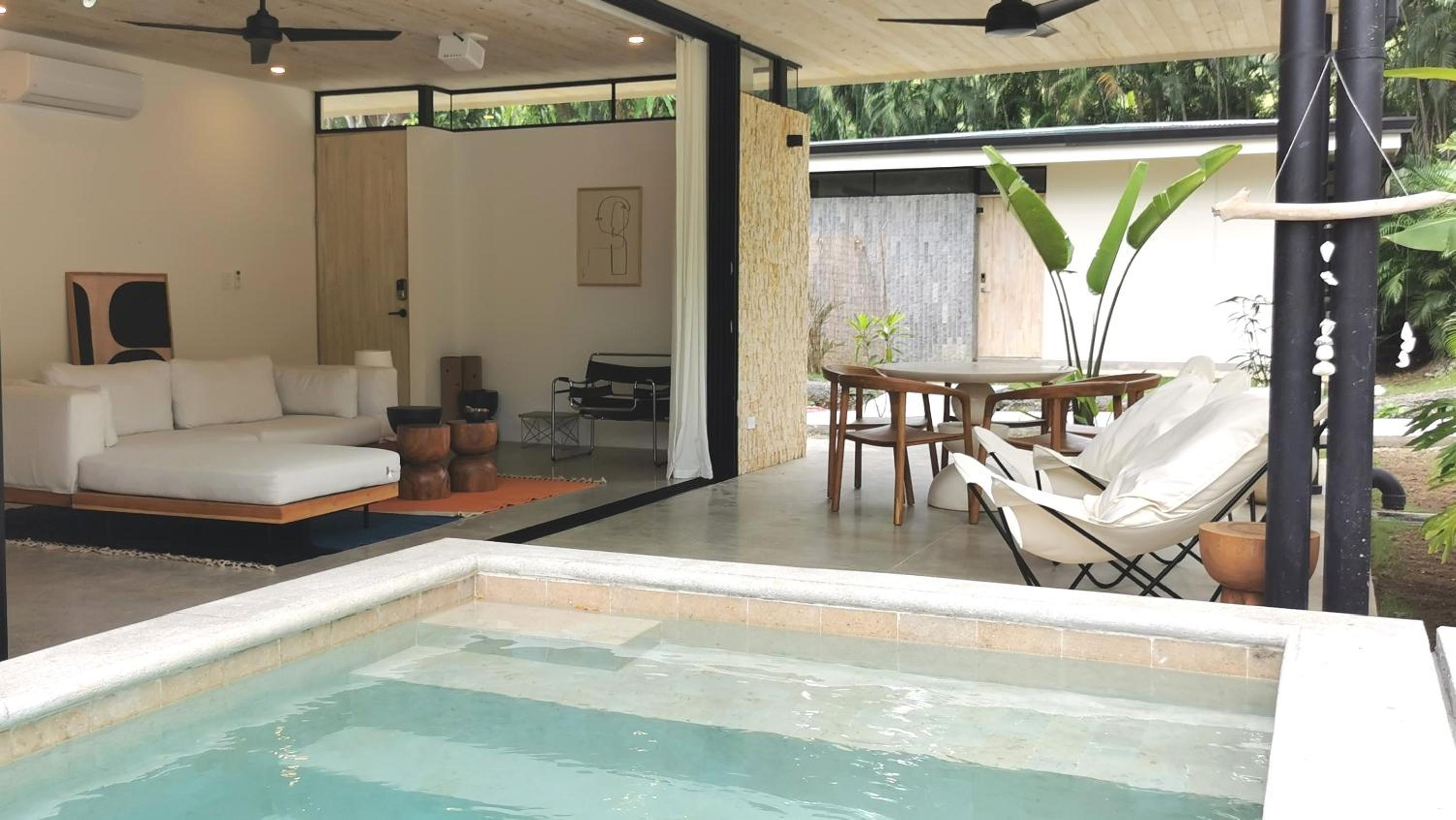 Casa Remy - Walk to the Beach and stay in a private compound! Pool, Kitchen, AC, Wi-Fi