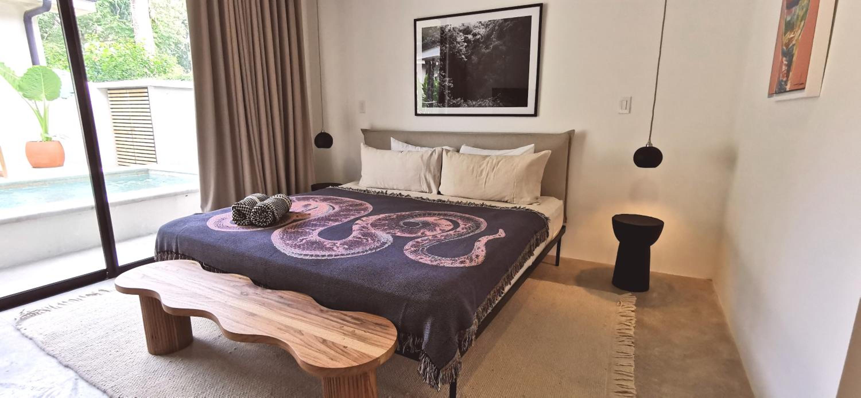 Casa Remy - Walk to the Beach and stay in a private compound! Pool, Kitchen, AC, Wi-Fi