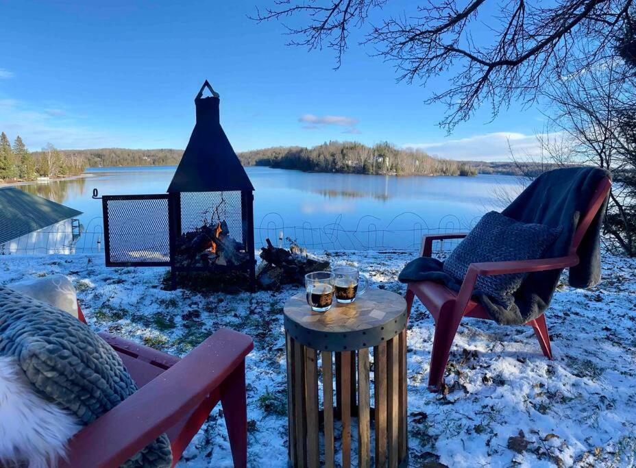 Luxury Panoramic View Waterfront-SPA-Games-Mont Tremblant