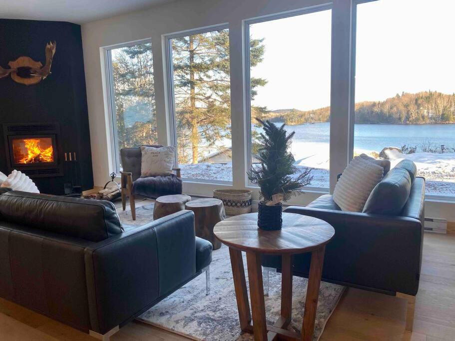 Luxury Panoramic View Waterfront-SPA-Games-Mont Tremblant