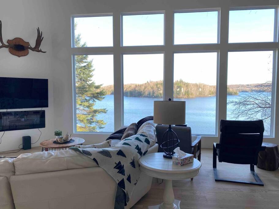 Luxury Panoramic View Waterfront-SPA-Games-Mont Tremblant