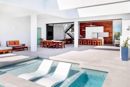 Oceanside 2 Bedroom Luxury Villa with Private Pool, 500ft from Long Bay Beach -V6 view 5