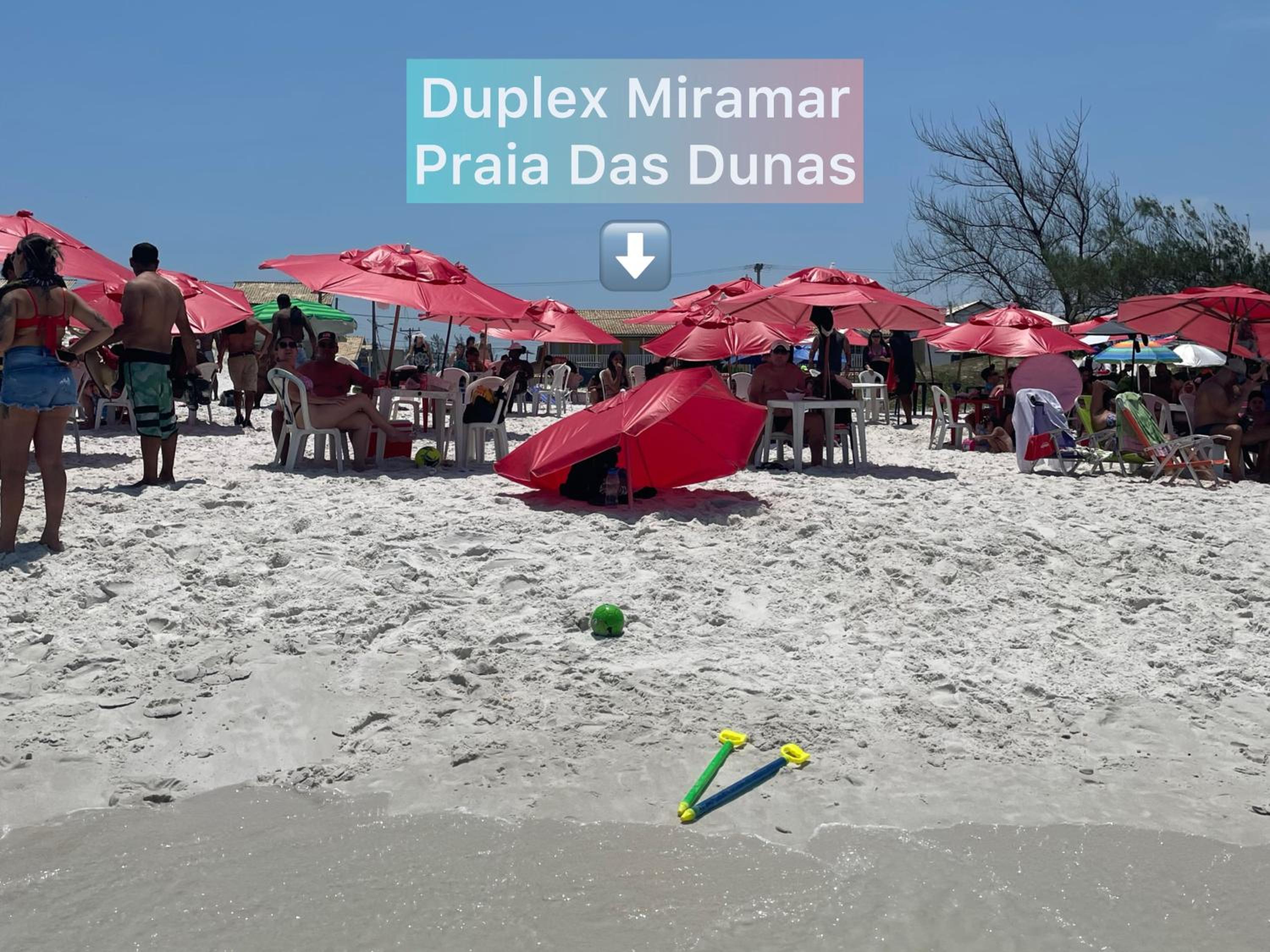 Duplex Miramar Praia das Dunas - Pé na Areia - Ar Condicionado