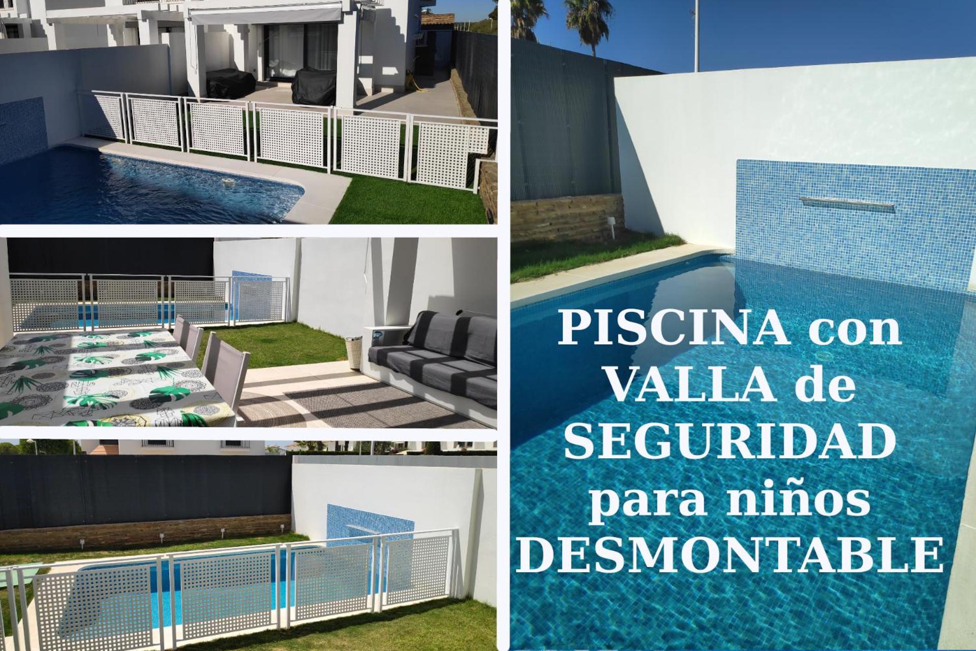 Pareado con piscina en el Rompido