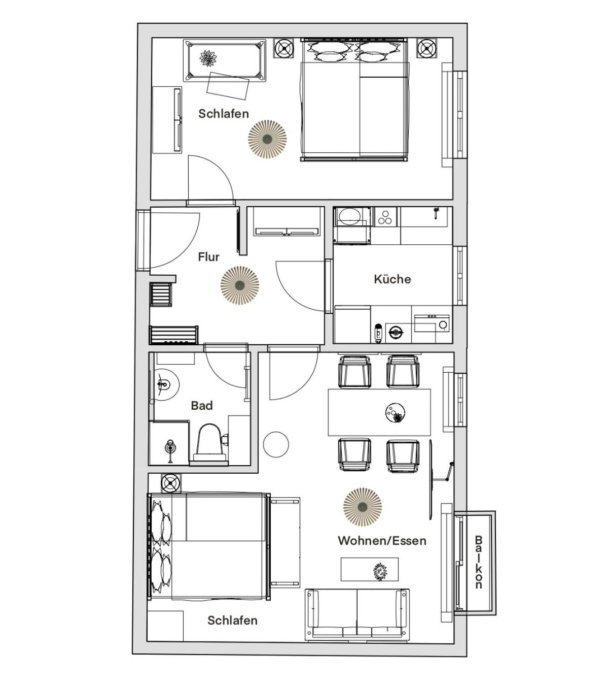 PINEAPPLE APARTMENTS - Dresden Mitte III - free parking