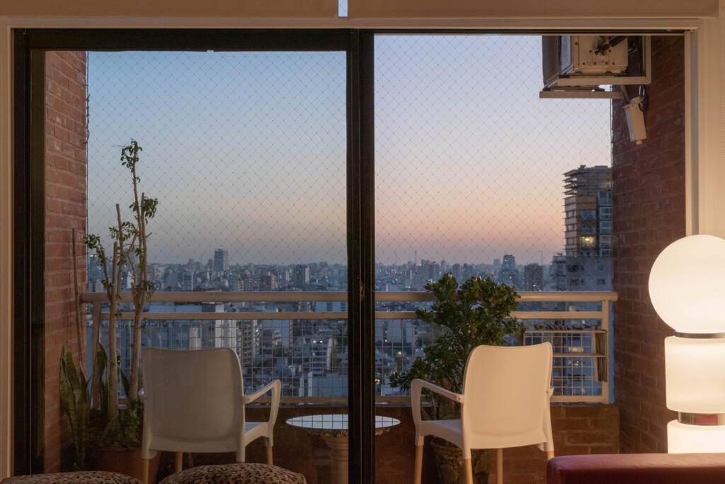 Vista panoramica piso 20, seguridad 24 hs, piscina & jardin, cochera disponible para alquilar Palermo Soho