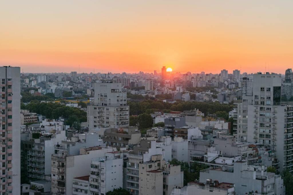 Vista panoramica piso 20, seguridad 24 hs, piscina & jardin, cochera disponible para alquilar Palermo Soho